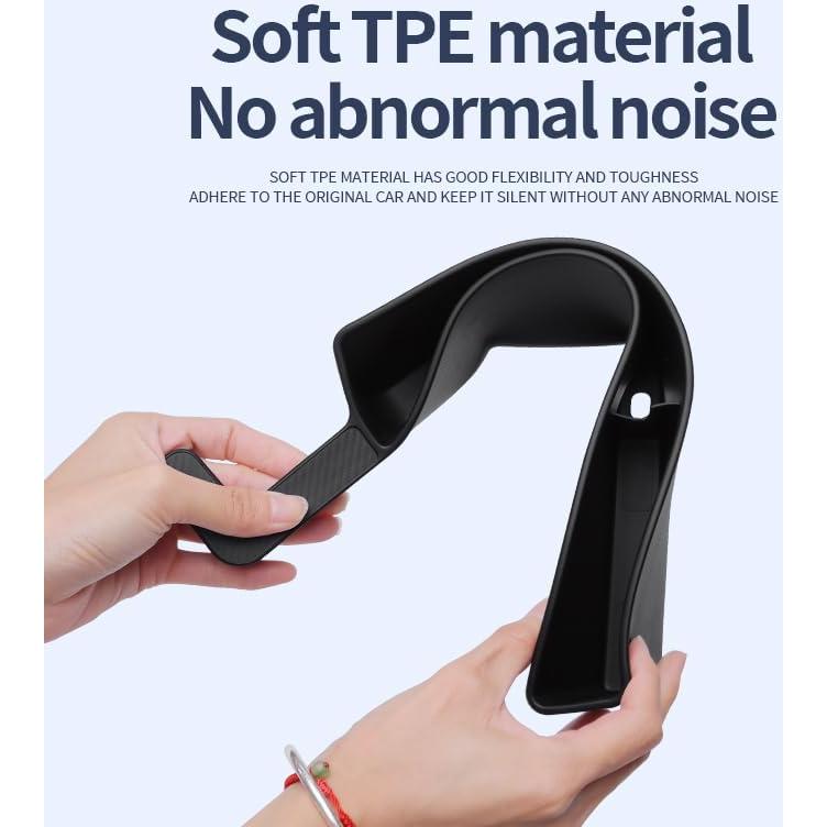 Organizador de Espacio entre Asientos Edotim 2PCS Negro TPE