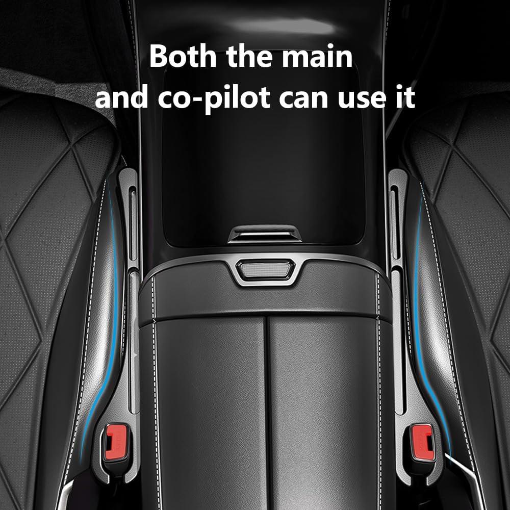 Relleno Espacio entre Asientos de Coche KIFIDAN Negro 2 Piezas