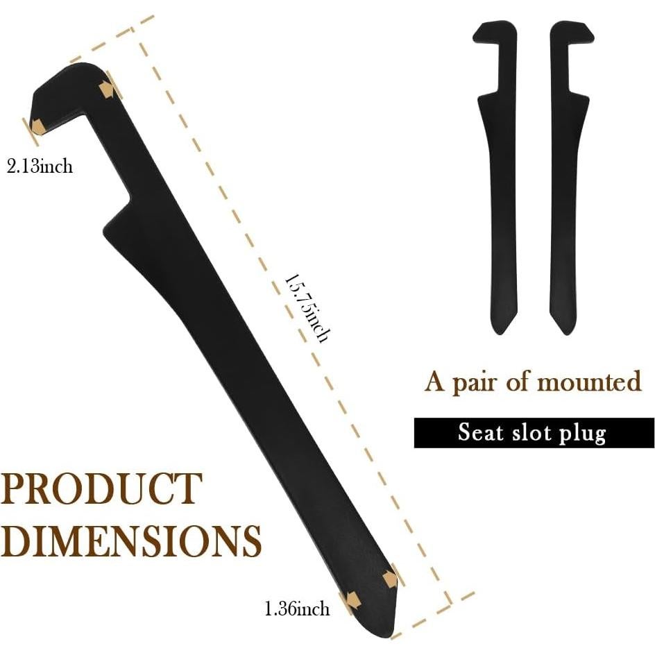 Relleno Espacio entre Asientos Stacool - Organizador Coche Negro