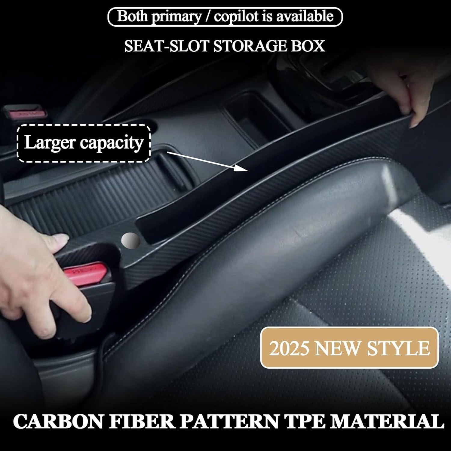 Juego de 2 Rellenos Organizador Espacio Asientos Mtverver TPE