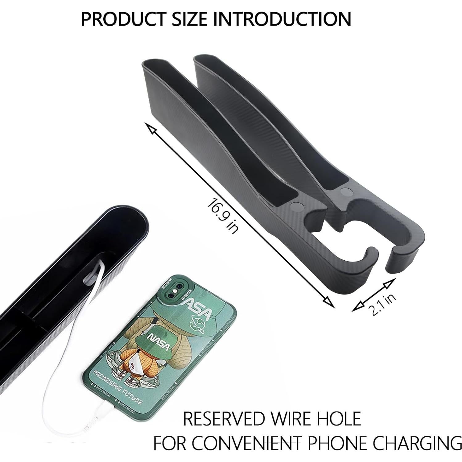 Juego de 2 Rellenos Organizador Espacio Asientos Mtverver TPE