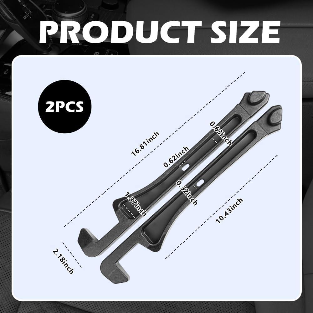 Relleno Espacio Asientos Coche Figpade PU Negro 42.7x5.5cm