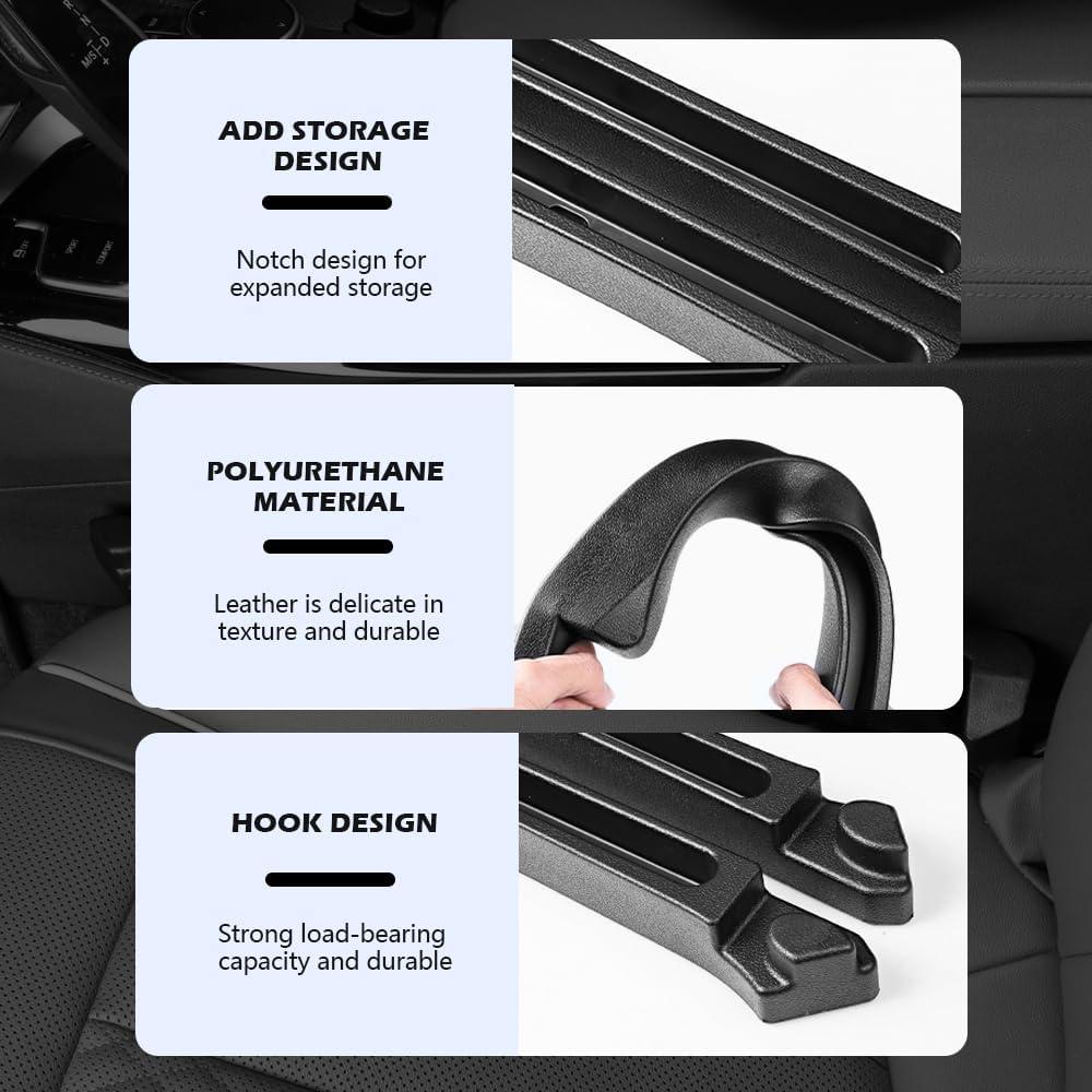 Relleno Espacio Asientos Coche Figpade PU Negro 42.7x5.5cm