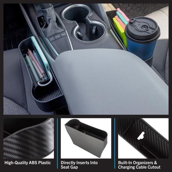 Organizador de Asiento Delantero Stalwart 2-Pack con Portavasos