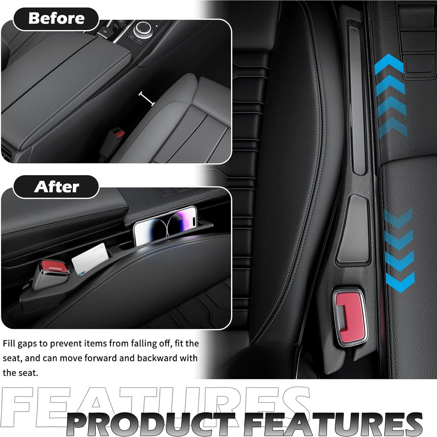 Organizador Relleno Espacio Asientos Coche Figpade 2PCS