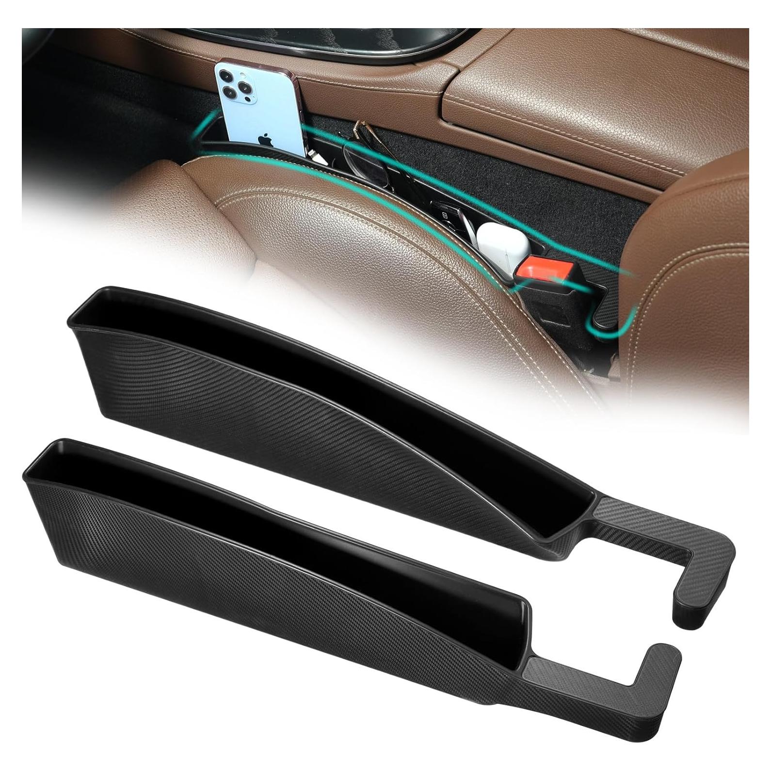 Relleno de Espacio entre Asientos DONTRD 40x5.3cm Negro 2Pcs