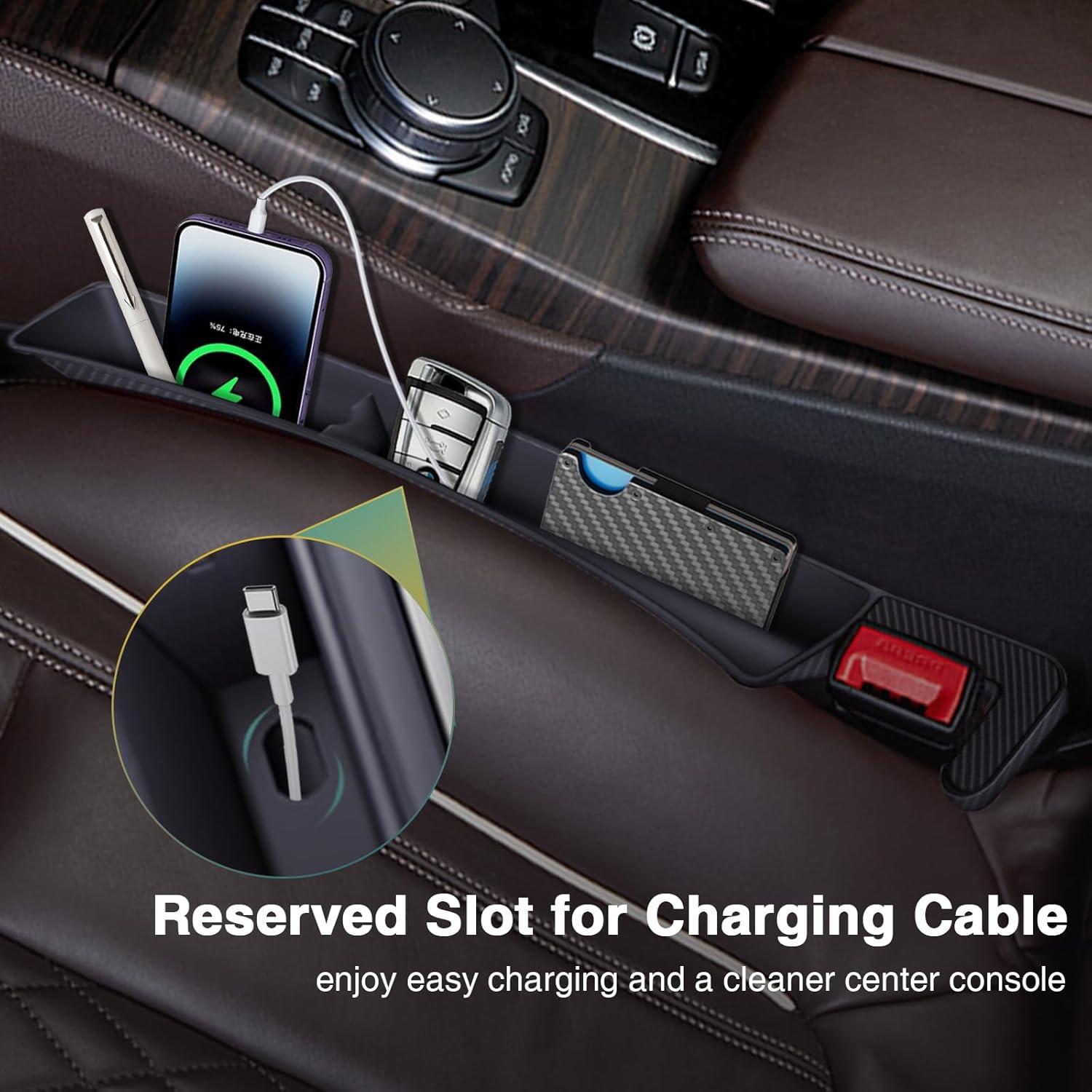 Organizador de Asiento Frontal ZYMBU CSFO607 - Almacenamiento Negro