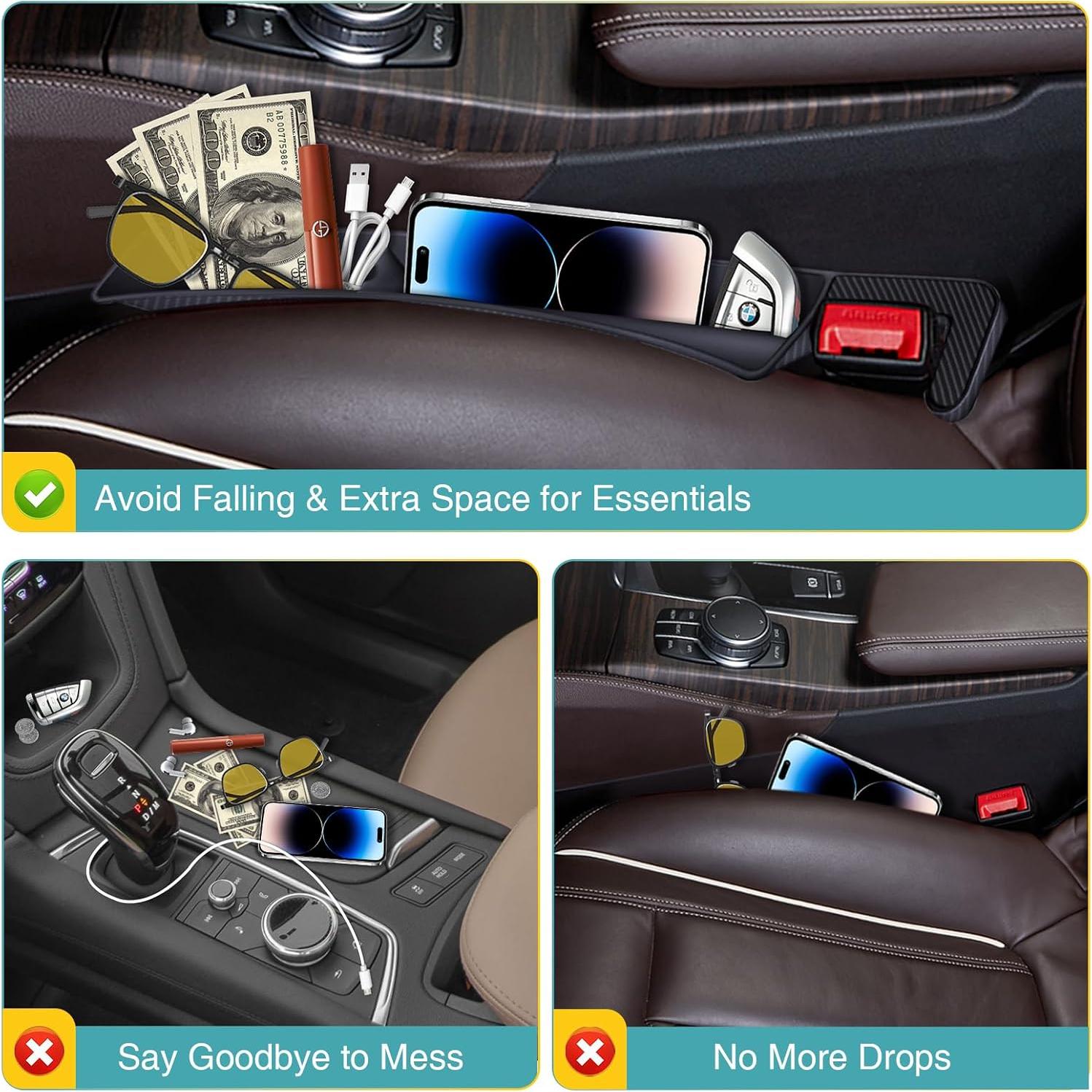 Organizador de Asiento Frontal ZYMBU CSFO607 - Almacenamiento Negro