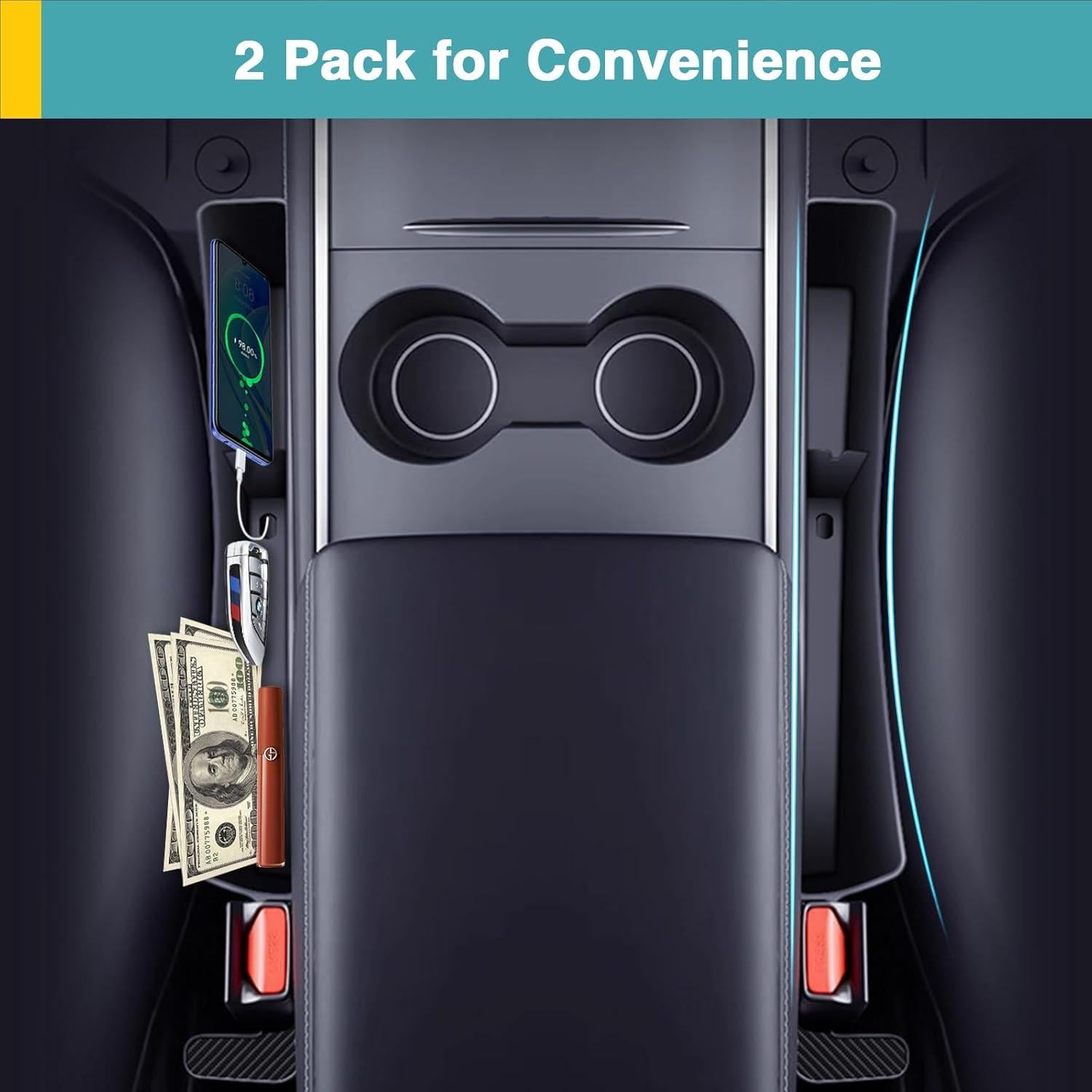 Organizador de Asiento Frontal ZYMBU CSFO607 - Almacenamiento Negro