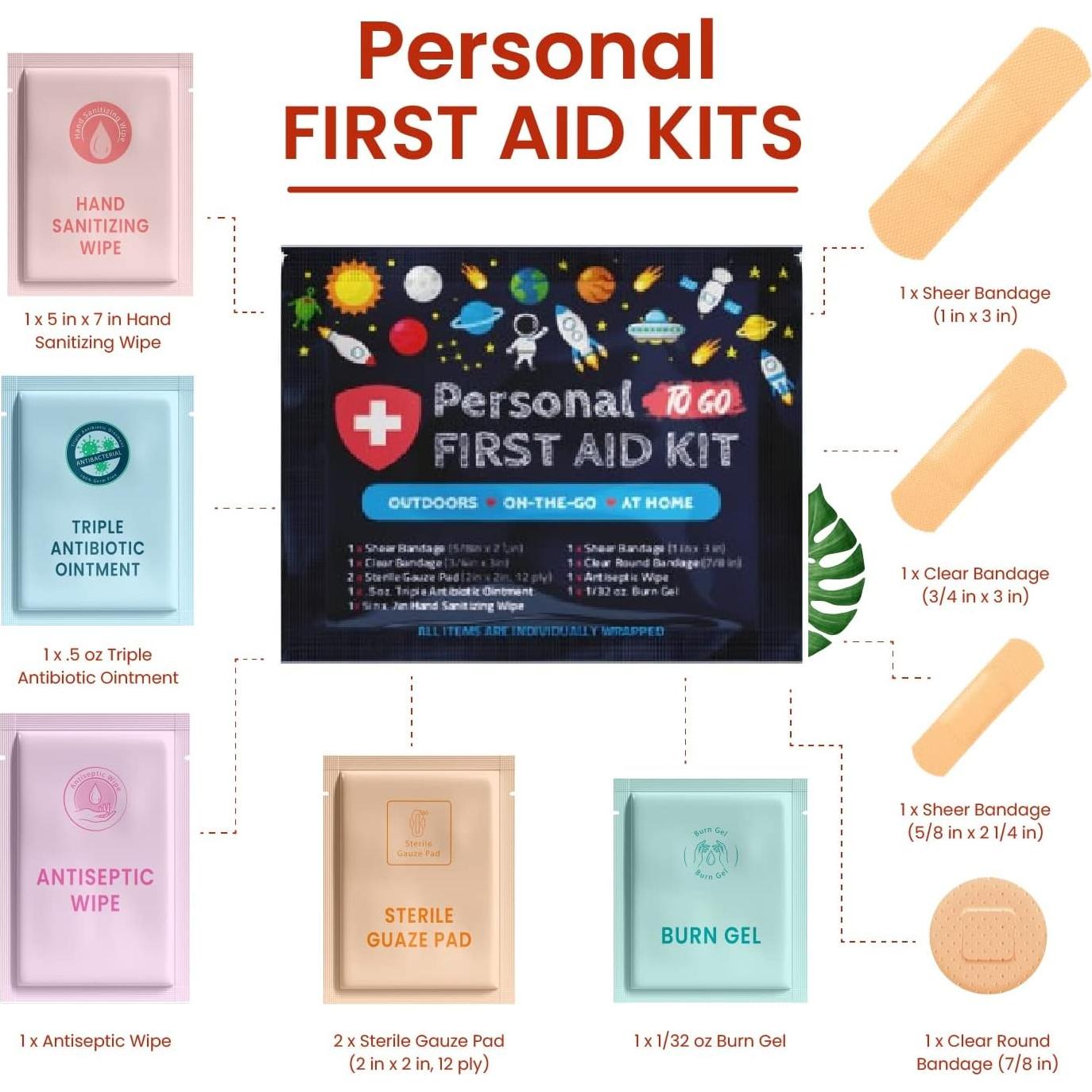 Kit de Primeros Auxilios Portátil U Safe - 10 Piezas