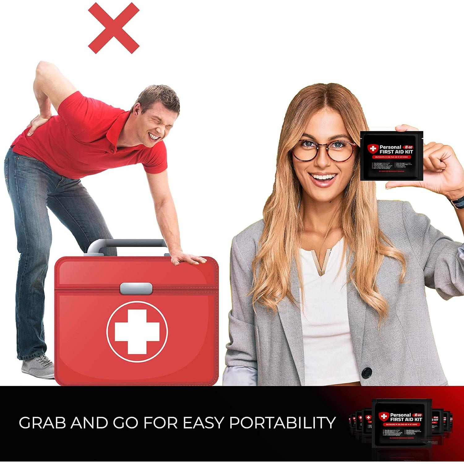 Kit de Primeros Auxilios Portátil U Safe - 10 Piezas