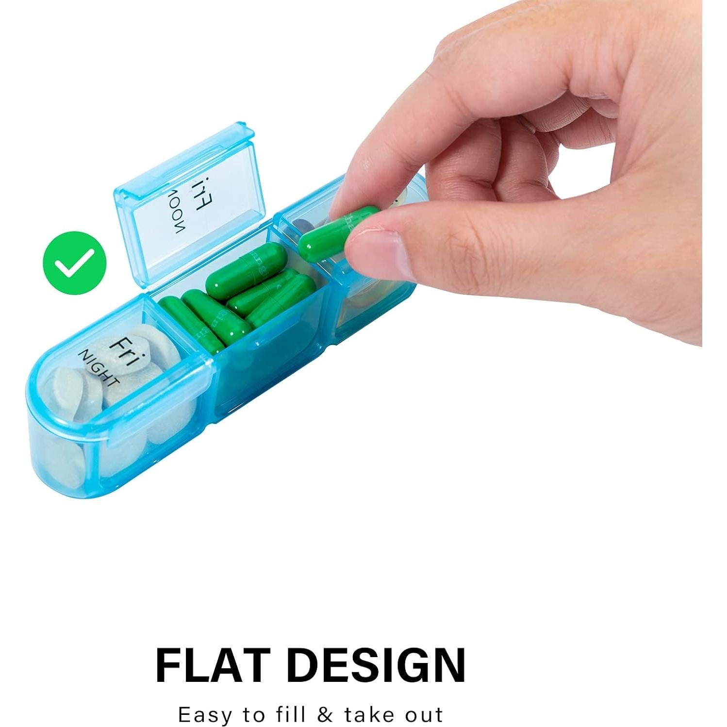 Organizador de Pastillas Daviky 3 Veces al Día - 7 Días