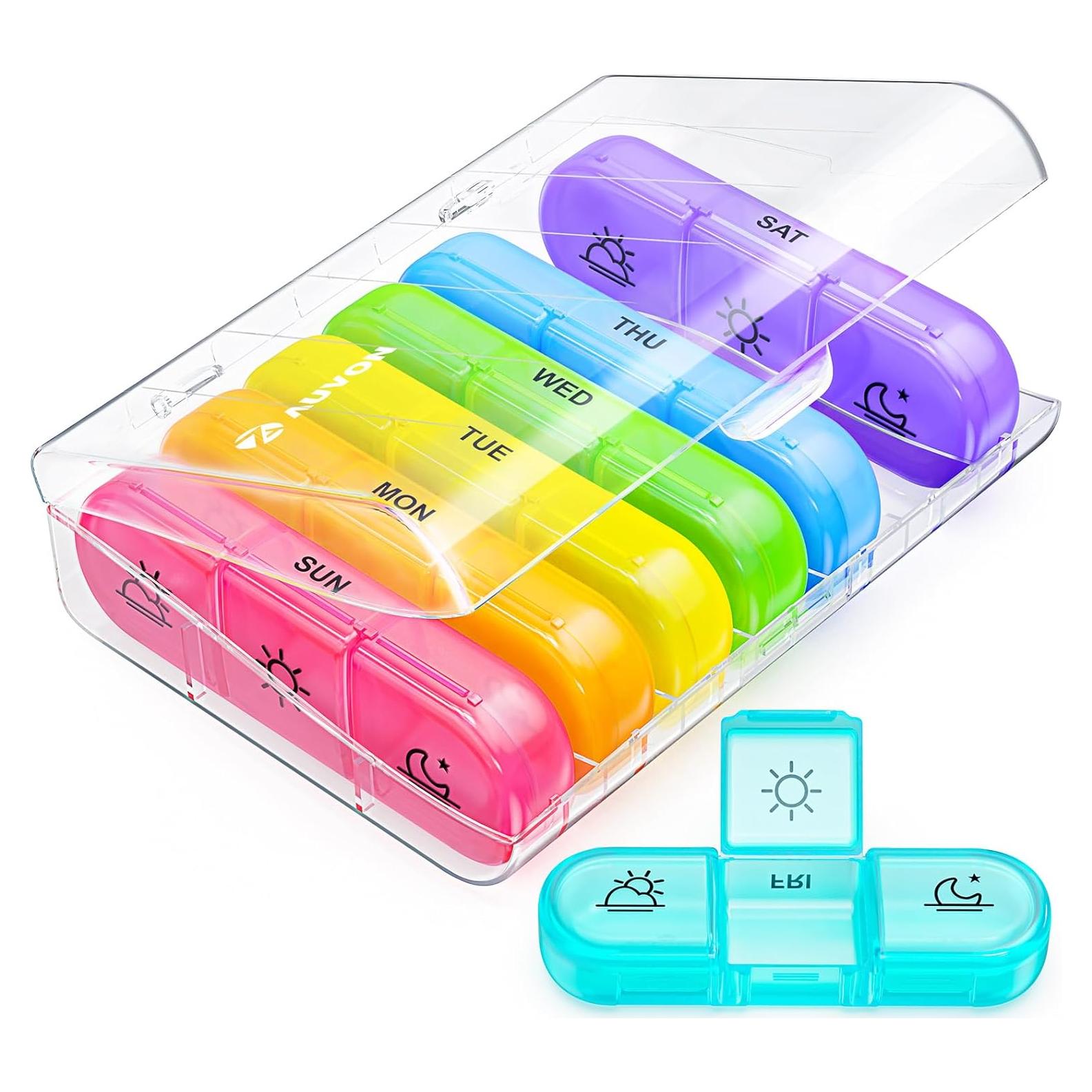Organizador Semanal de Pastillas AUVON 3 Veces al Día Grande