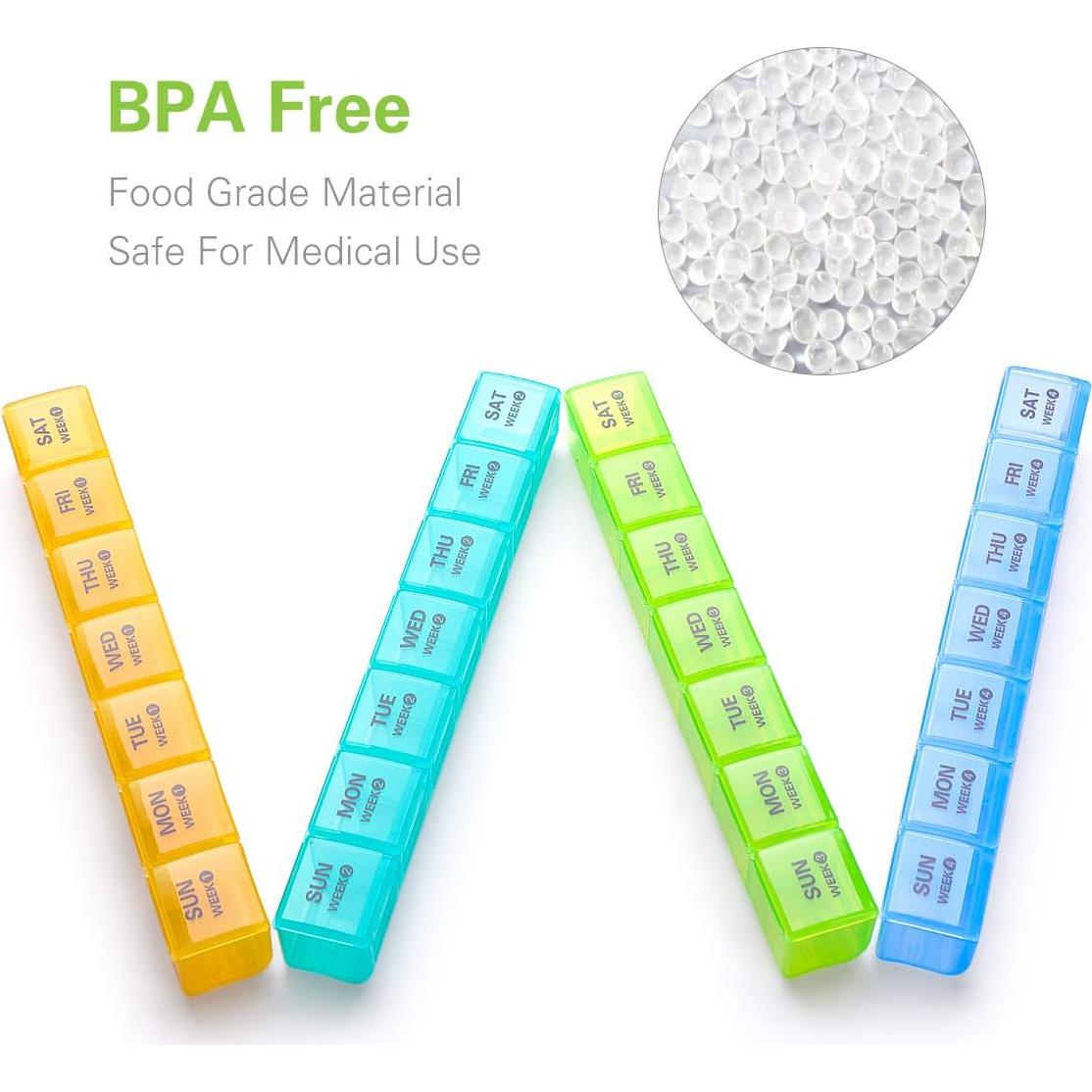 Organizador de Pastillas Mensual BUG HULL 28 Días a Prueba de Humedad