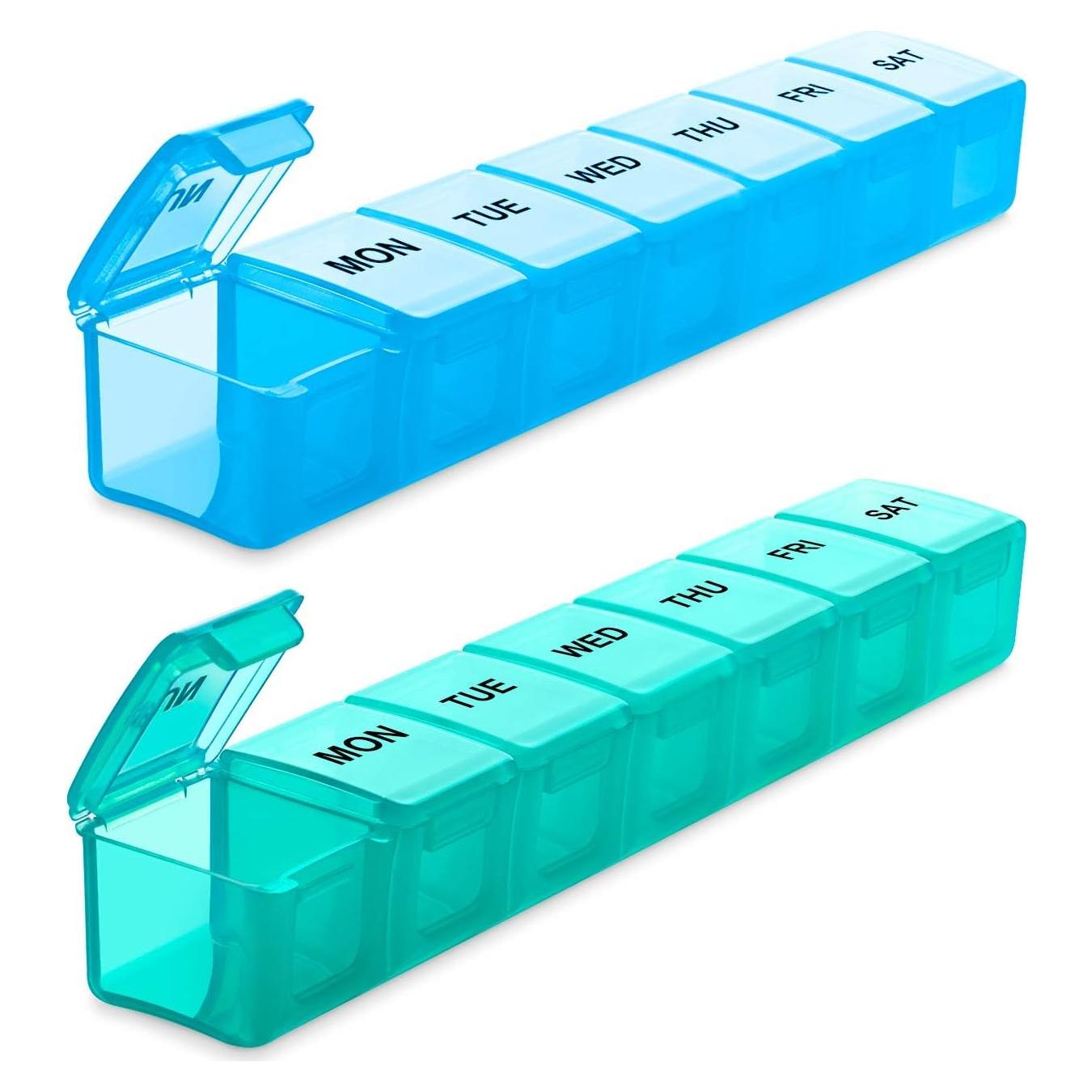 Organizador Semanal de Pastillas BUG HULL Grande 7 Días