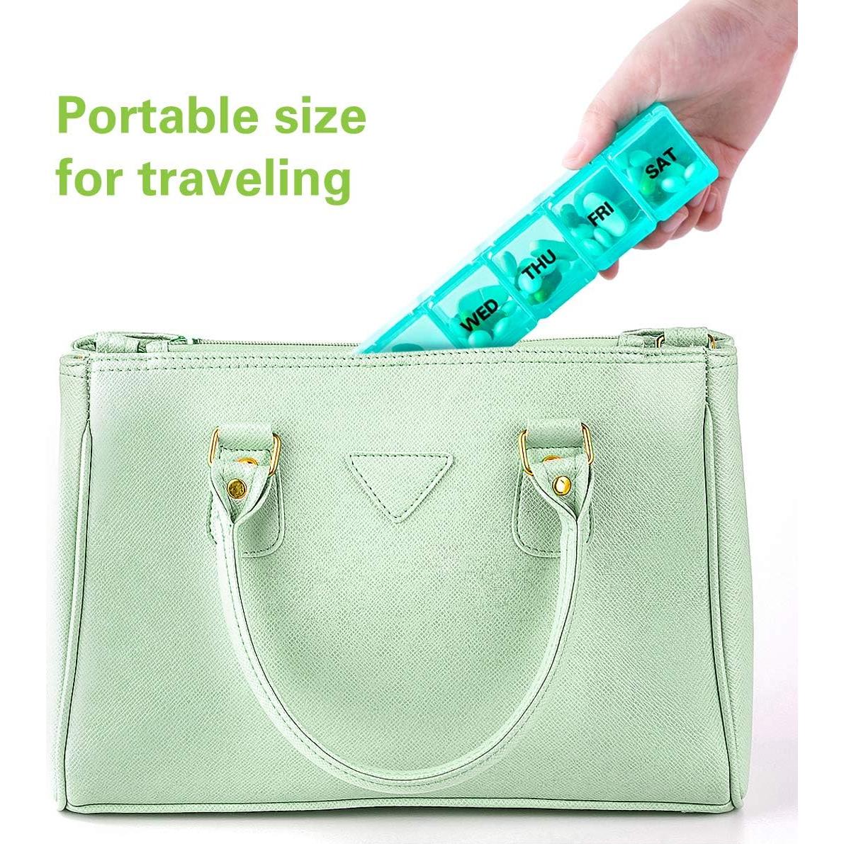 Organizador Semanal de Pastillas BUG HULL Grande 7 Días