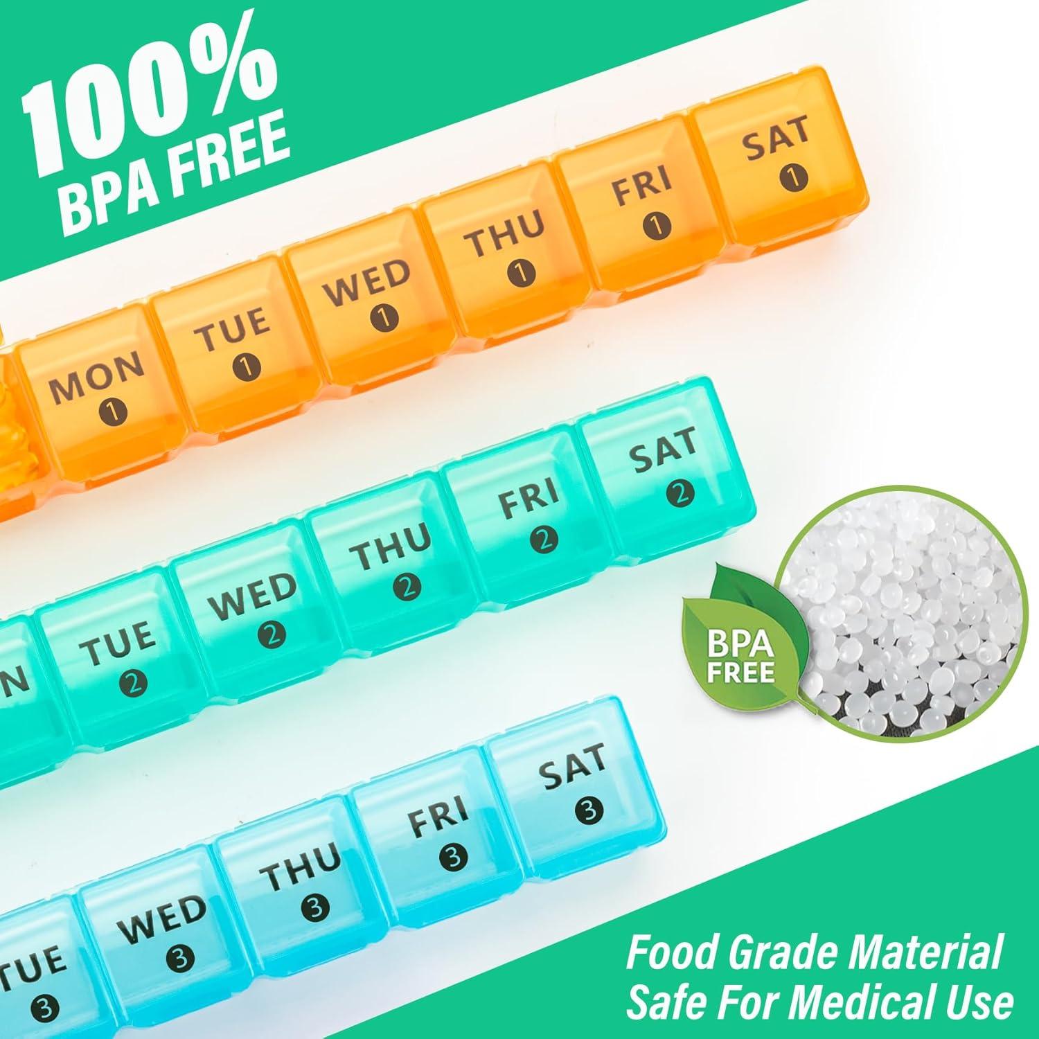 Organizador de Pastillas Mensual XL Newayflash 28 Días