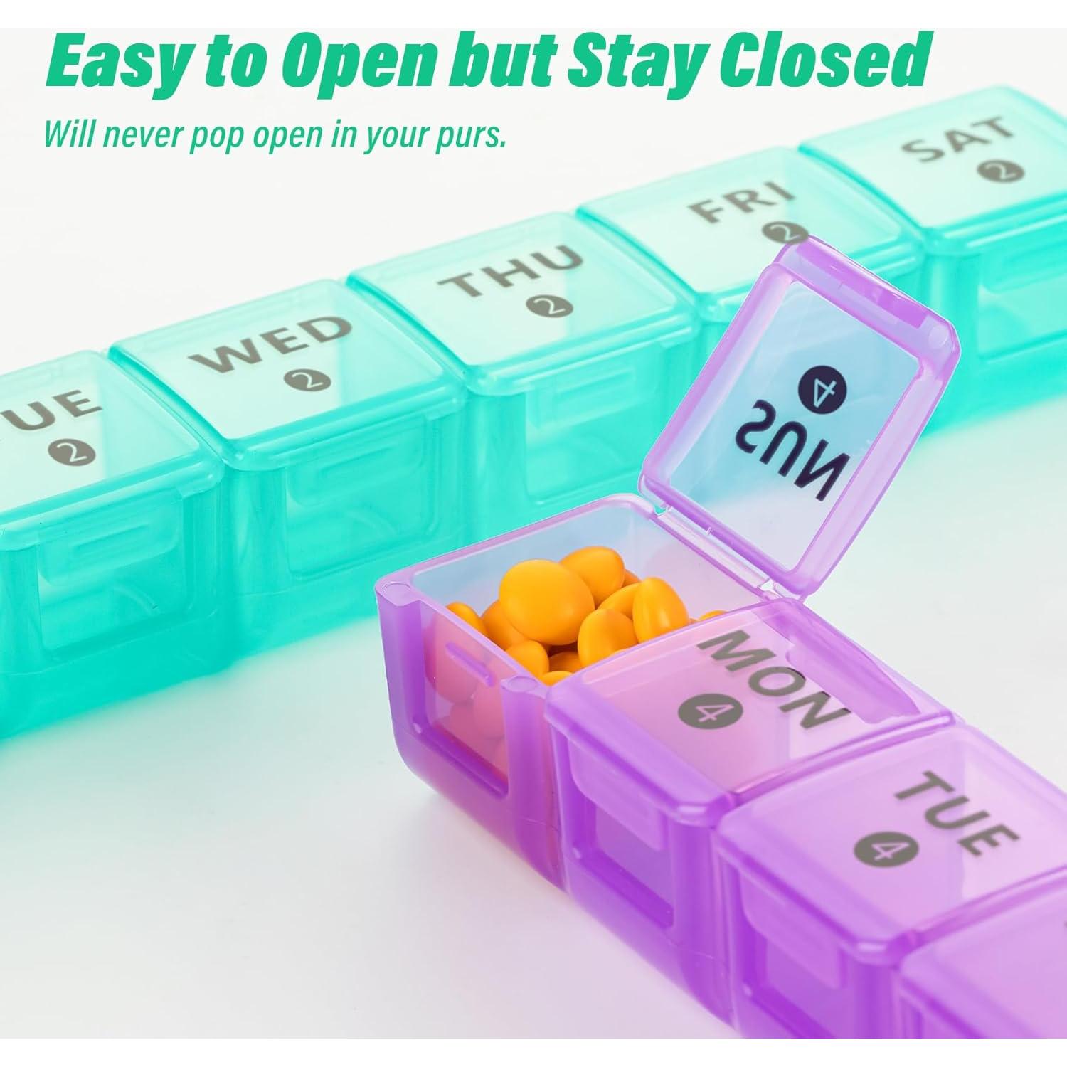 Organizador de Pastillas Mensual XL Newayflash 28 Días