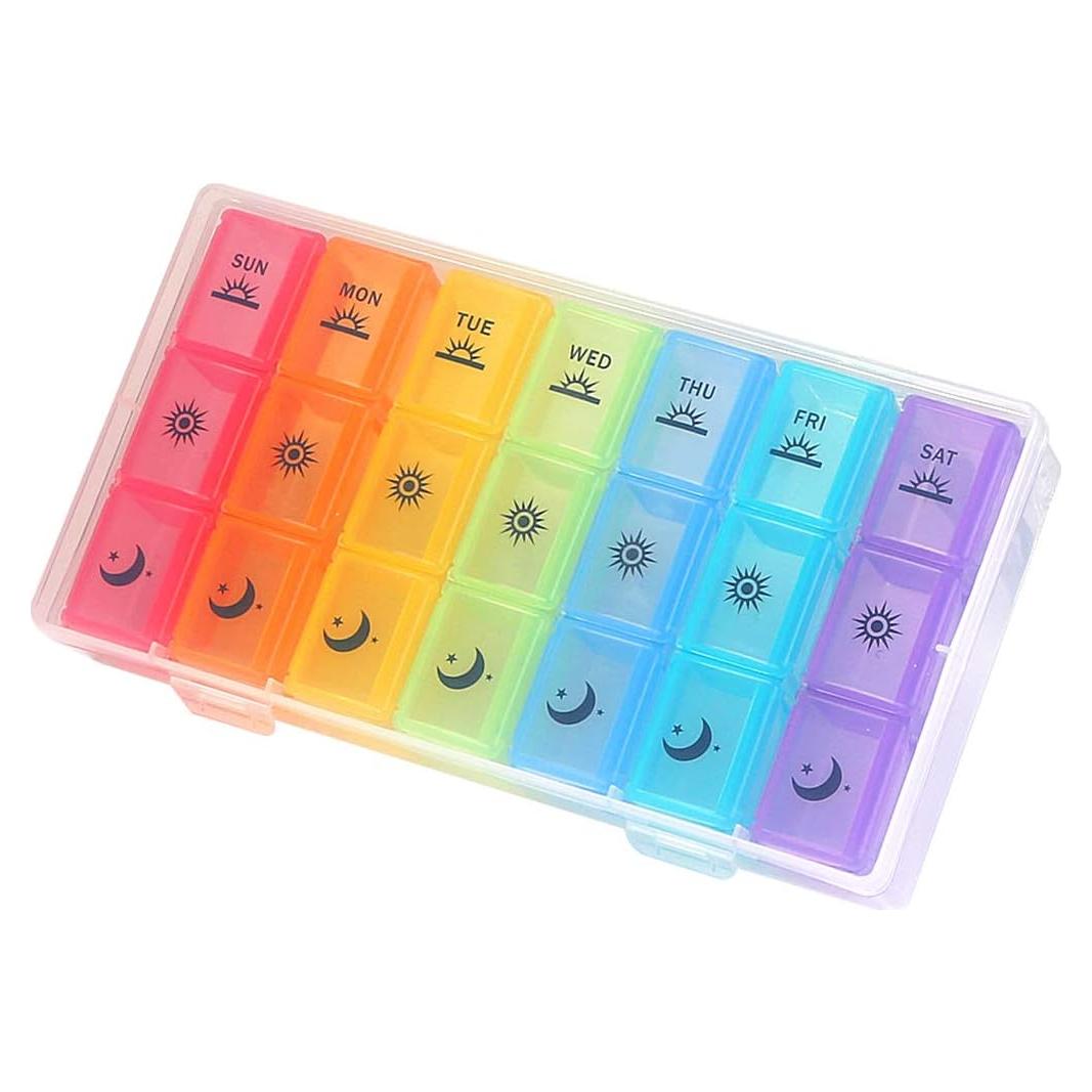 Organizador Semanal de Pastillas SE7EN-DAY 7 Días 3 Veces al Día