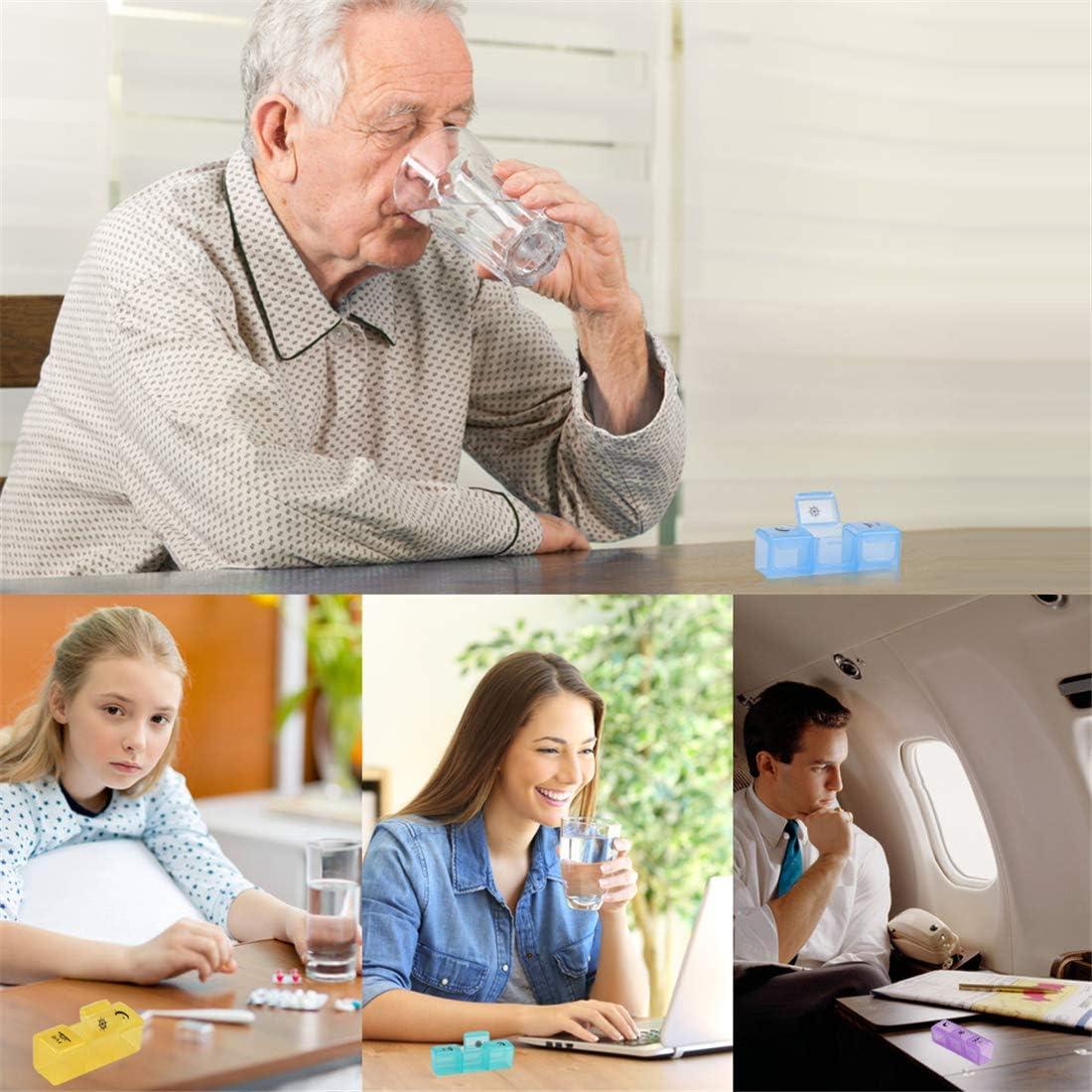 Organizador Semanal de Pastillas SE7EN-DAY 7 Días 3 Veces al Día