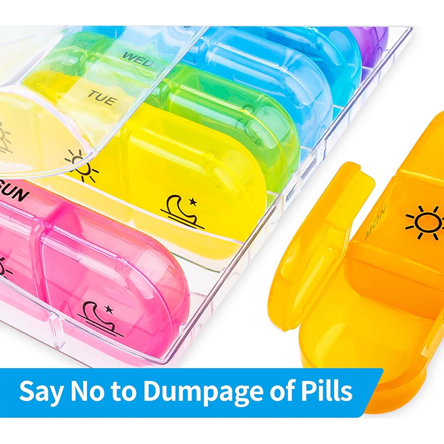 Organizador Semanal de Pastillas ZIKEE 3 Veces al Día 7 Días