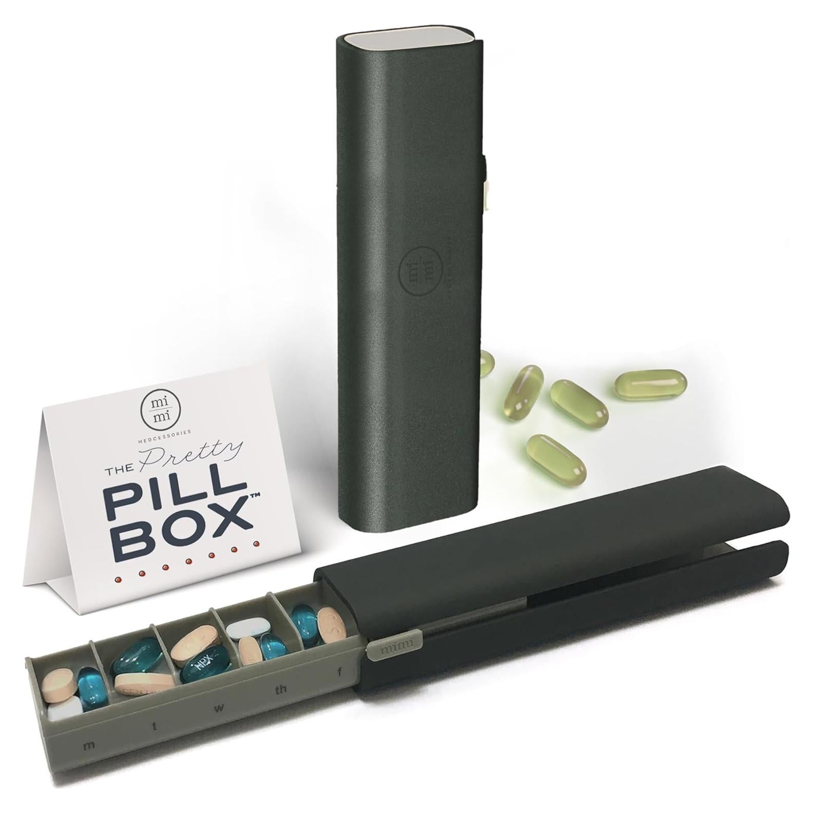 Organizador de Pastillas Diario Steele - Estuche Compacto 7 Compartimentos