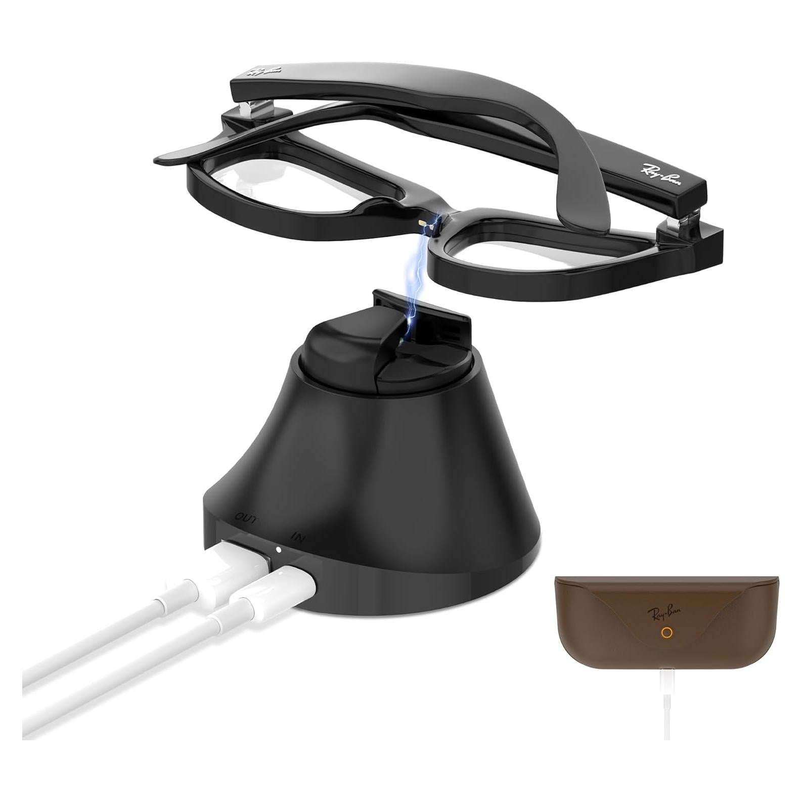 Estación de Carga Magnética HiBloks para Gafas Ray-Ban Meta