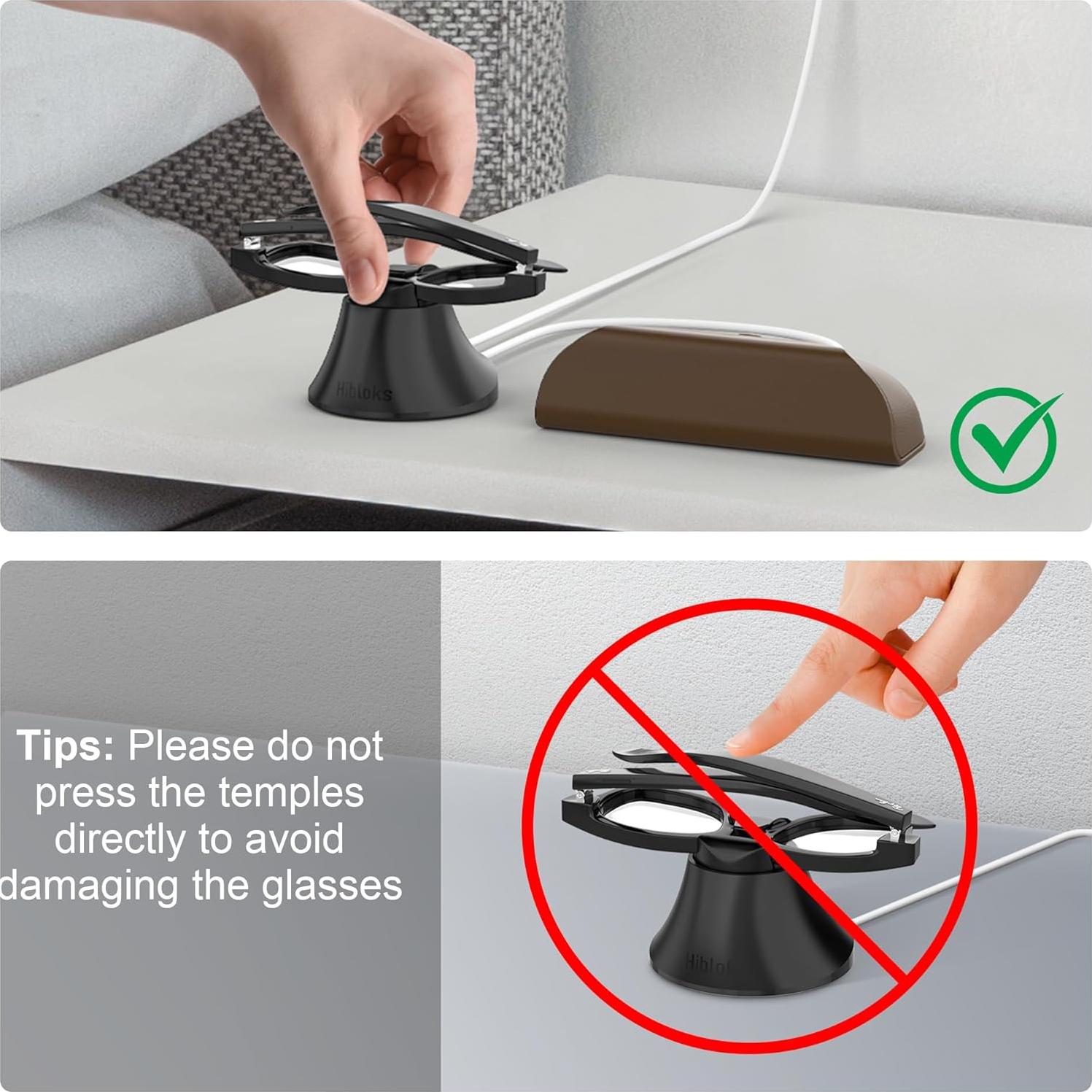 Estación de Carga Magnética HiBloks para Gafas Ray-Ban Meta