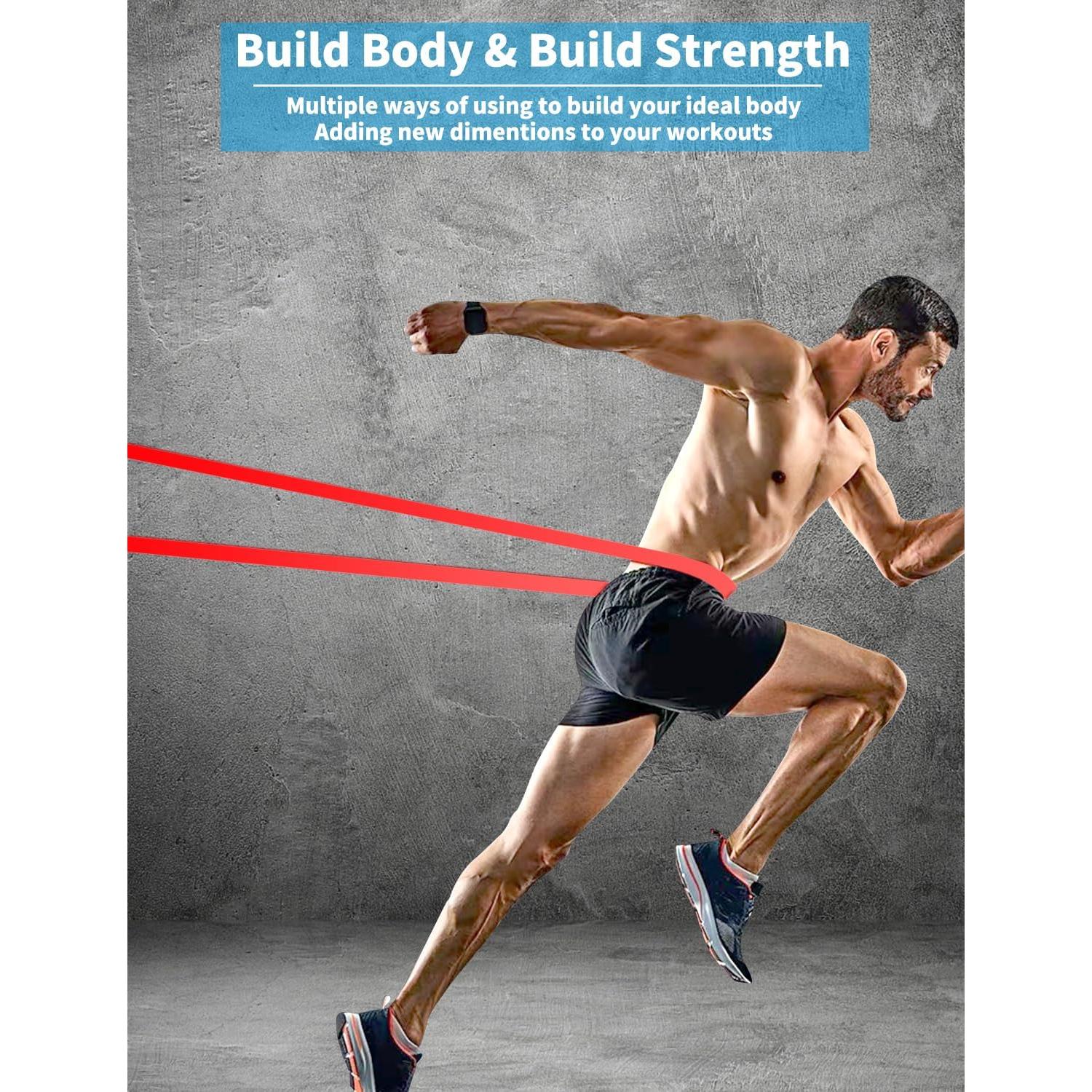 Conjunto de Bandas de Resistencia WSAKOUE 5 Niveles 2.27-56.7 kg