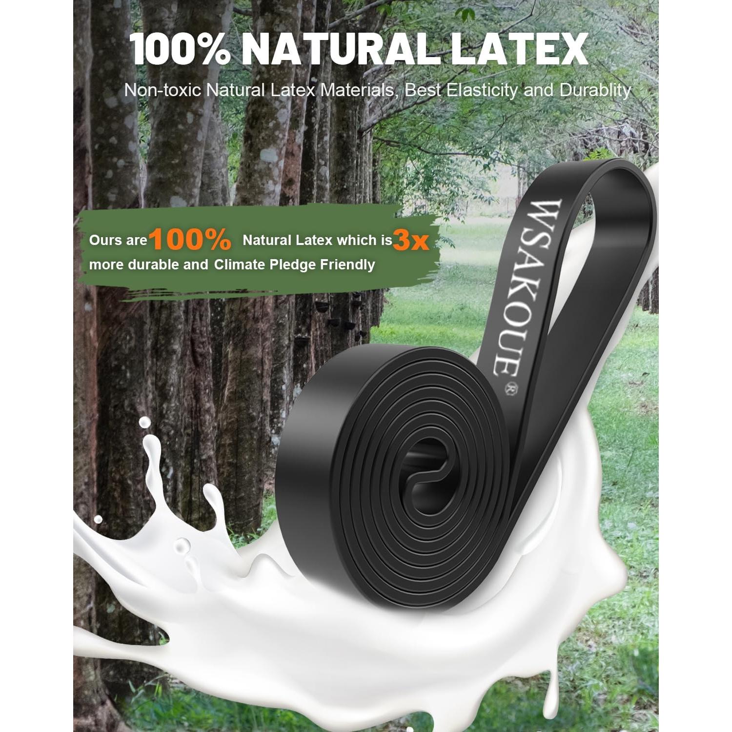 Set de Bandas de Resistencia WSAKOUE 5 Niveles 2.3-56.7 kg