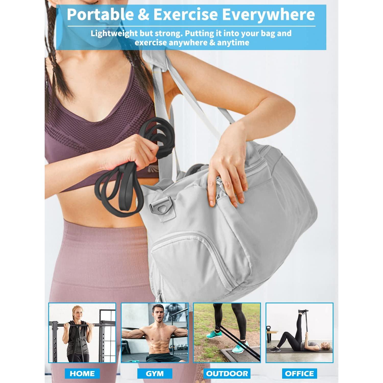 Set de Bandas de Resistencia WSAKOUE 5 Niveles 2.3-56.7 kg