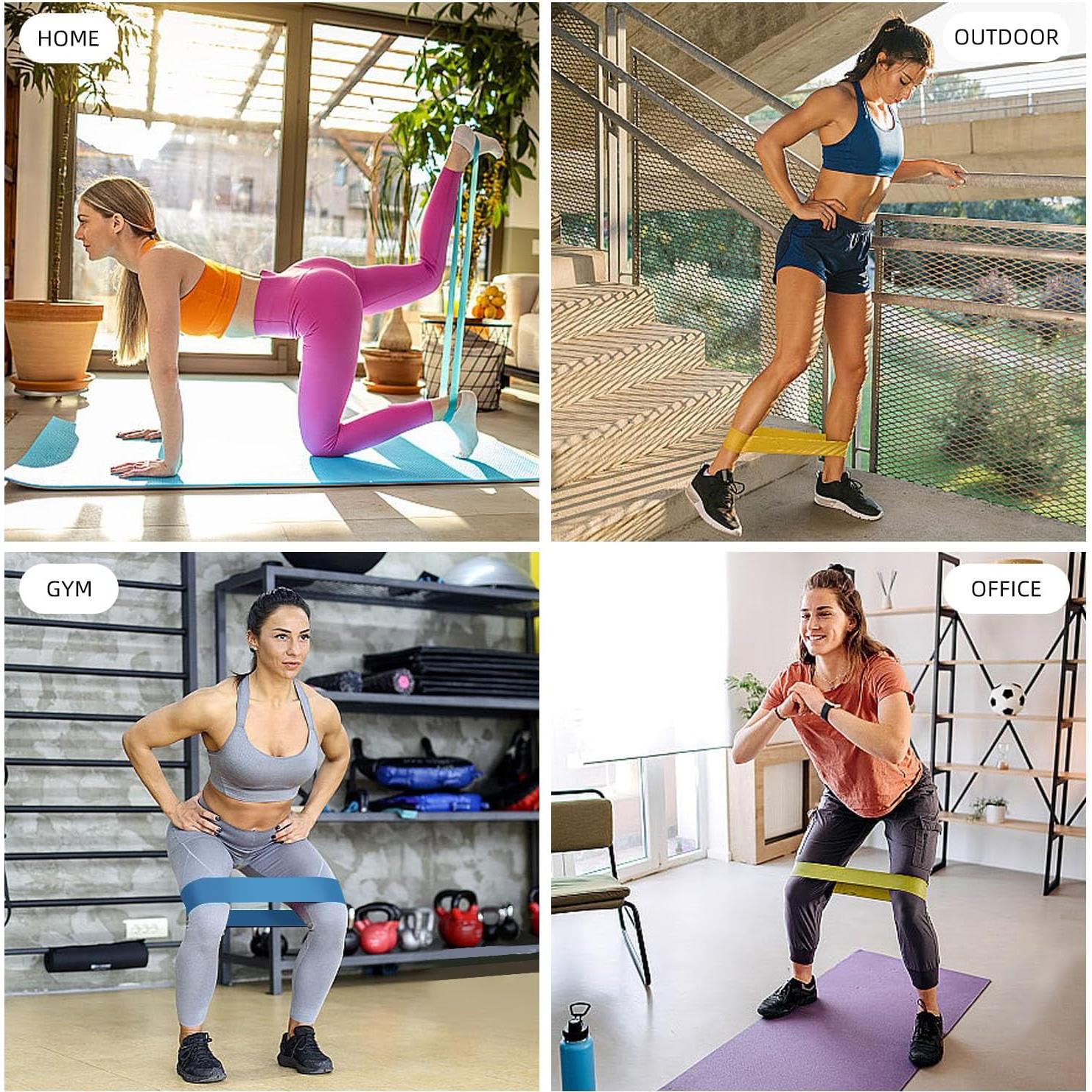 Bandas de Ejercicio de Resistencia WSAKOUE - Juego de 5 Piezas