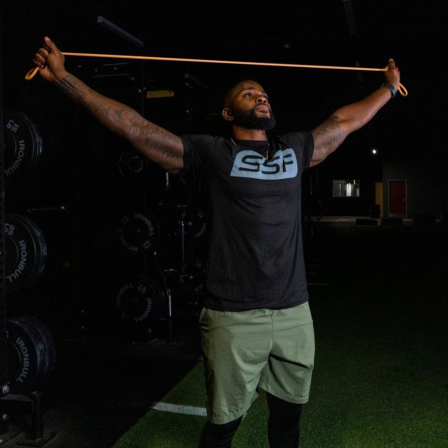 Banda de Resistencia Serious Steel Fitness 32" Naranja 2-15 lbs