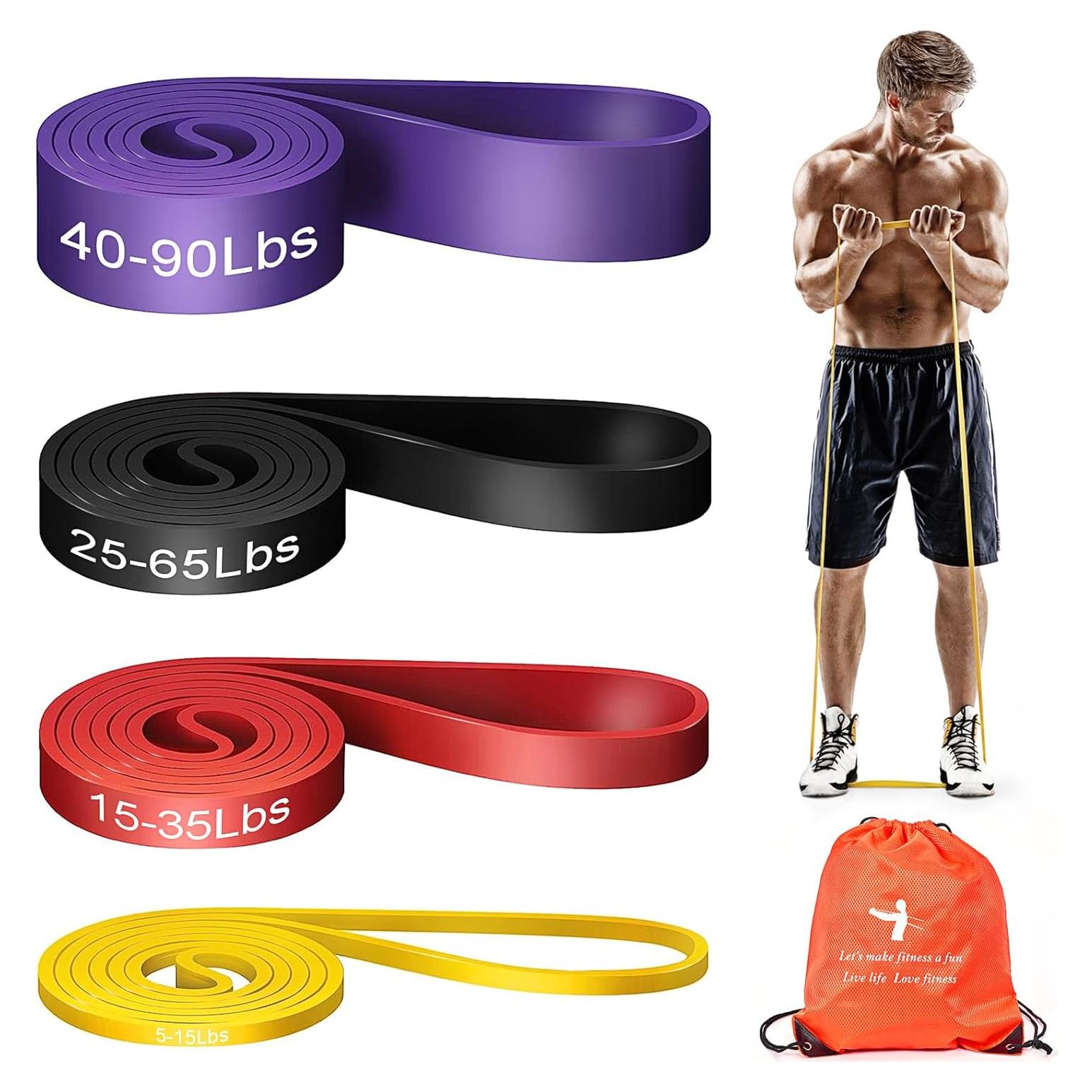 Bandas de Resistencia YONKFUL - 4 Niveles para Ejercicio