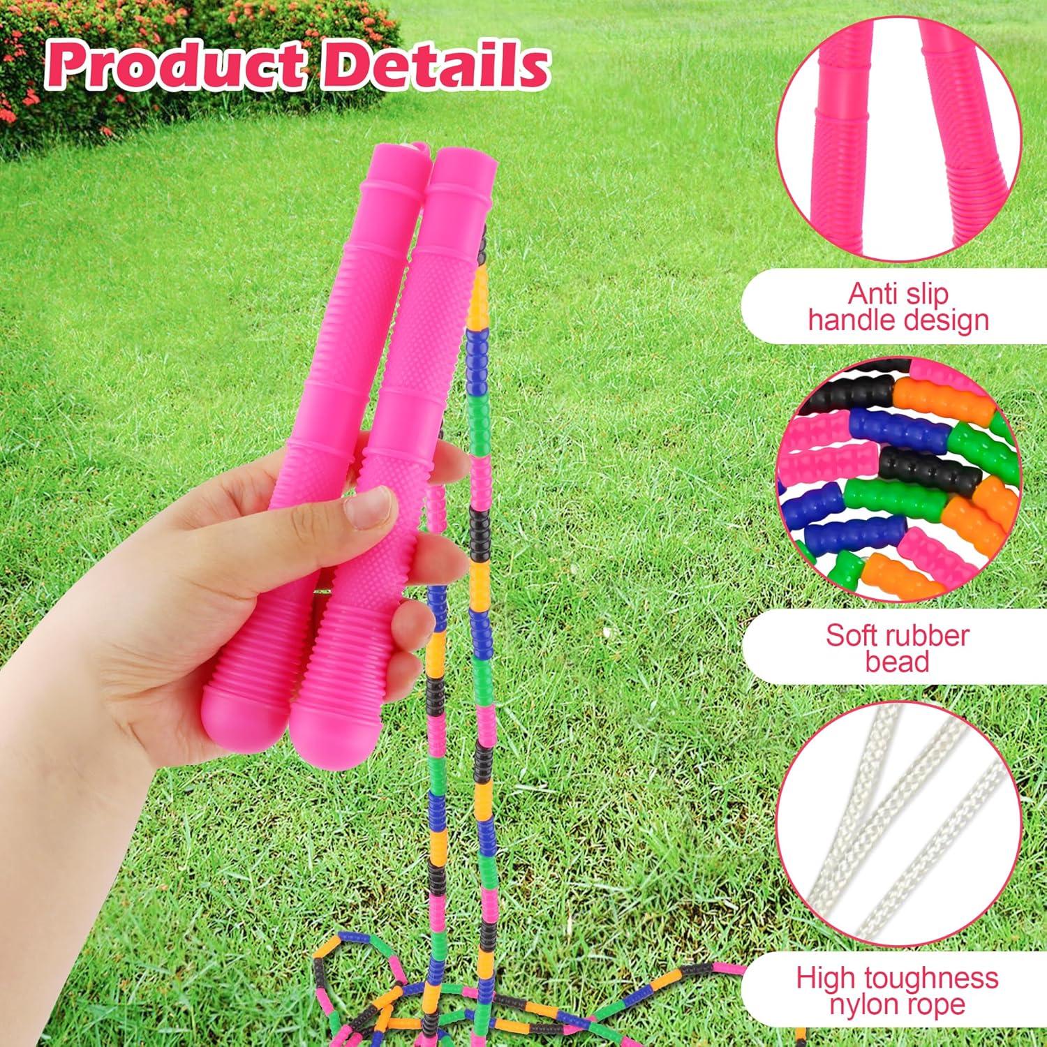 Cuerda de Salto Coolrunner 5.25 m Doble Holandesa Rosa 2 Pack