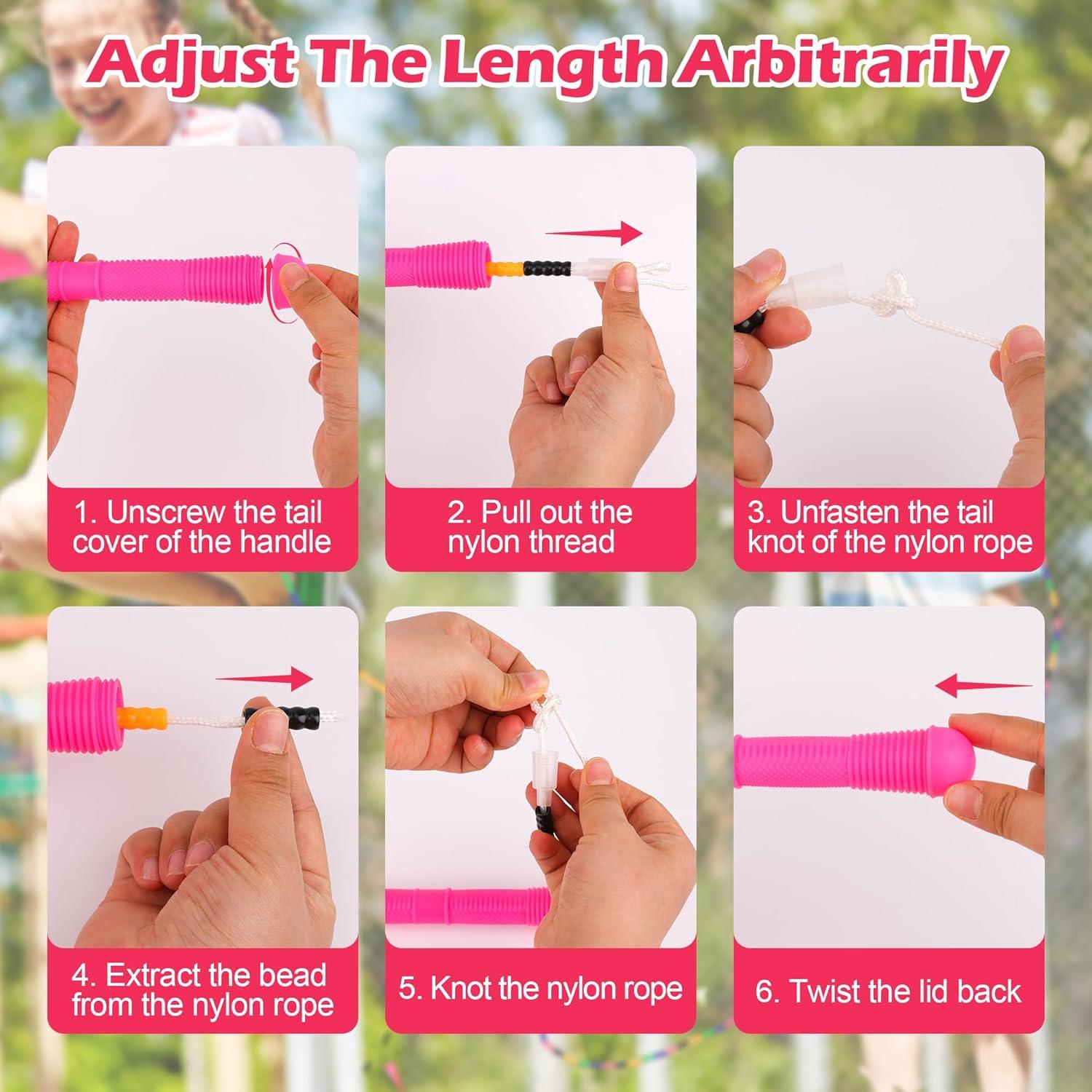 Cuerda de Salto Coolrunner 5.25 m Doble Holandesa Rosa 2 Pack