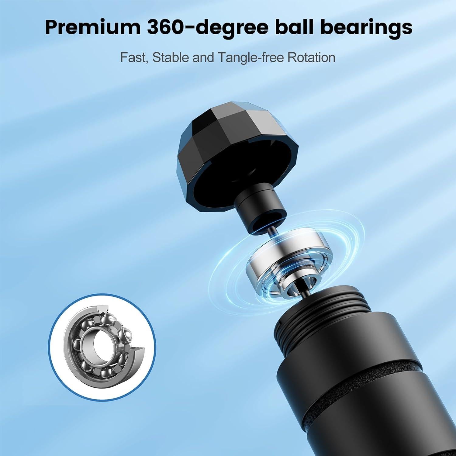 Cuerda de Saltar SKIFUL Ajustable con Mangos Ergonómicos