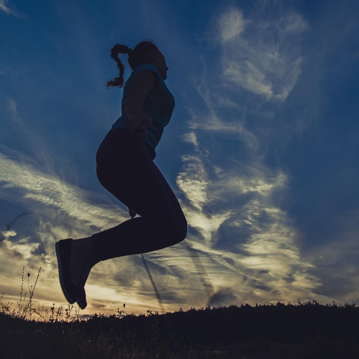 Cuerda de Salto Ajustable XYLsports Rosa 2.8m para Fitness