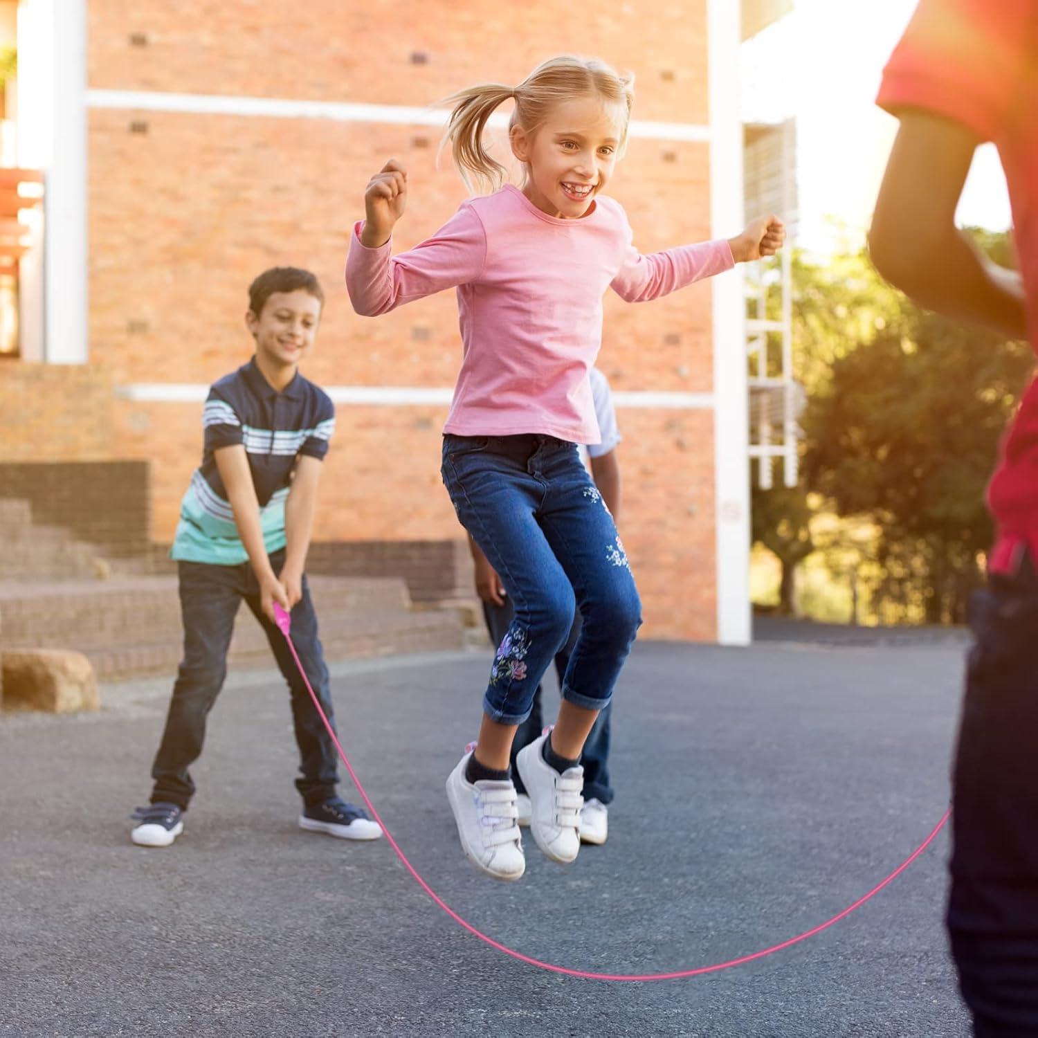 Cuerdas para Saltar Ajustables Elcoho 36 Paquetes 2.2m Niños