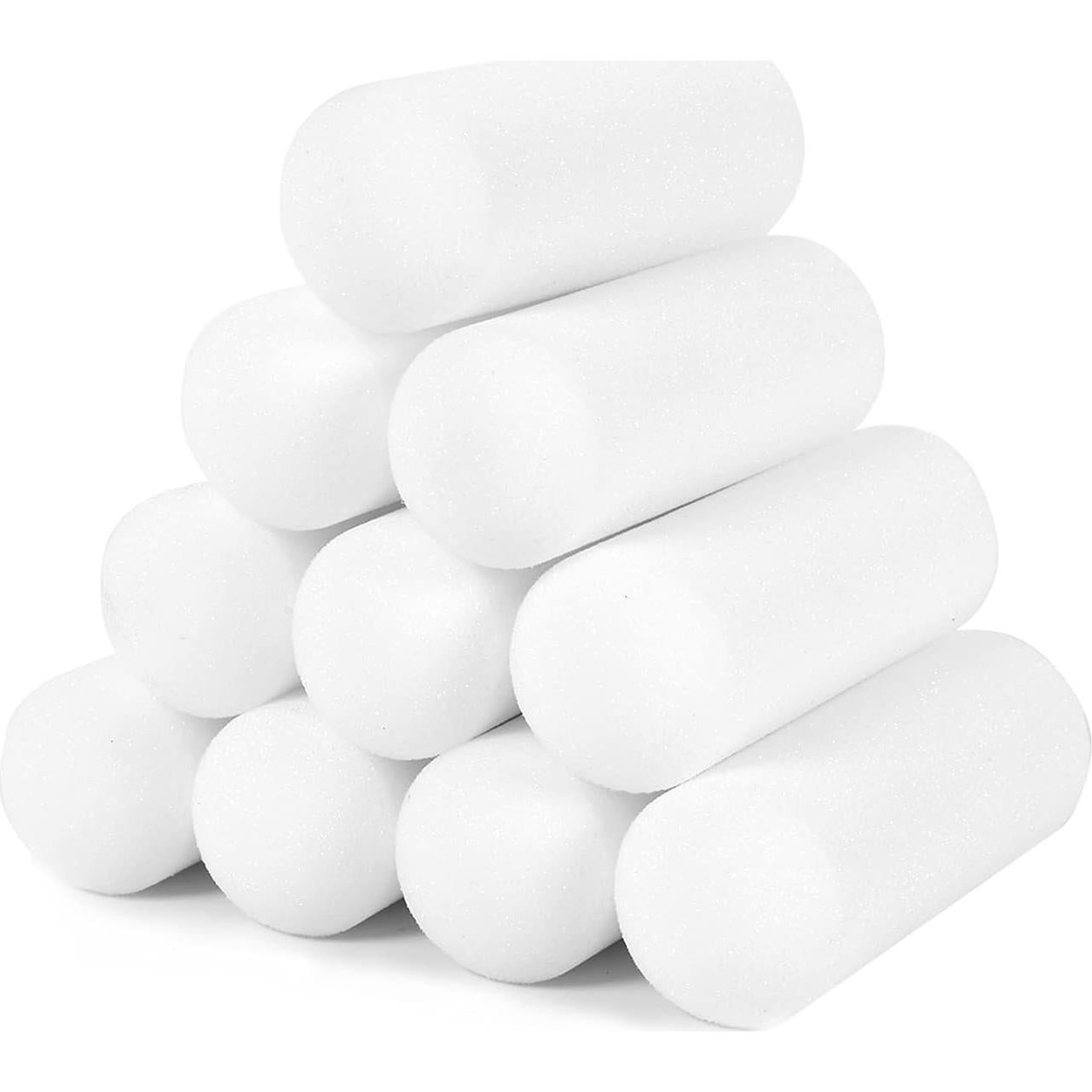 Mister Rui Paquete de 10 Fundas de Rodillo de Espuma 10 cm