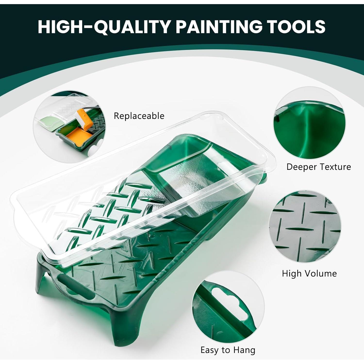 Kit de Rodillos de Pintura de Espuma 10 Pcs 2 Pulgadas