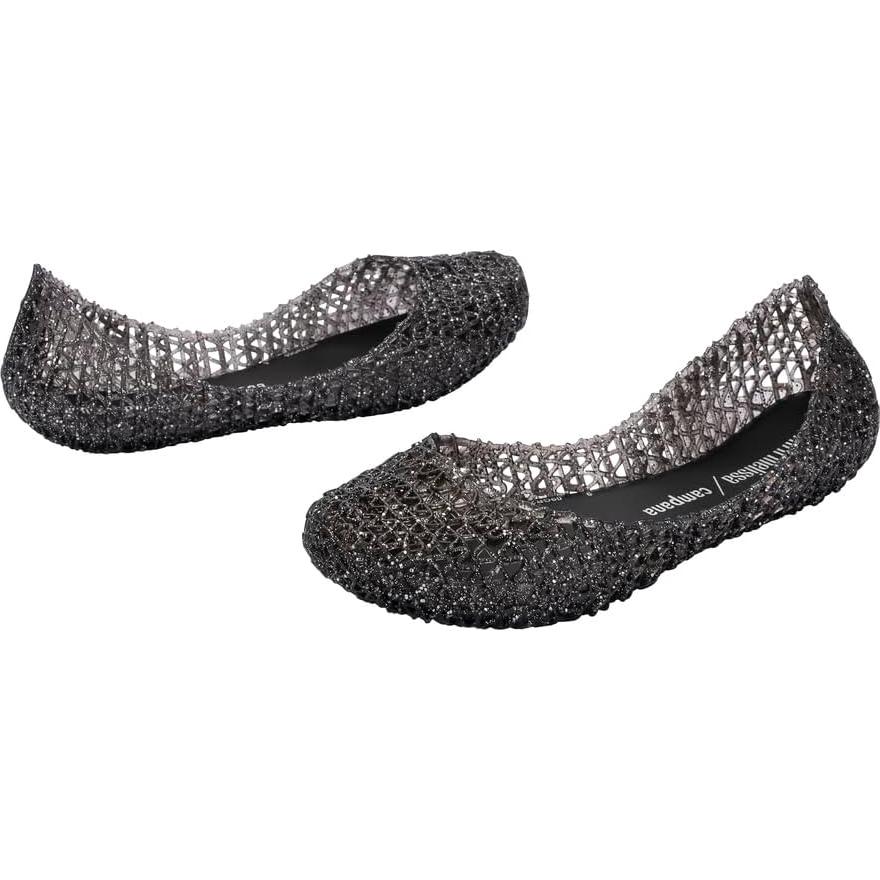 Zapatos de Gel Mini Melissa Campana Papel Niñas 11 Pequeño Negro