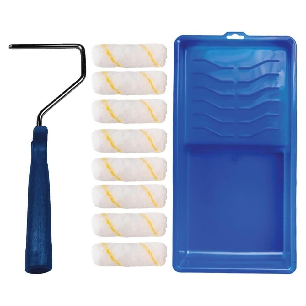 Kit de Pintura Pro Grade 10 Piezas con Rodillo Mini 4"