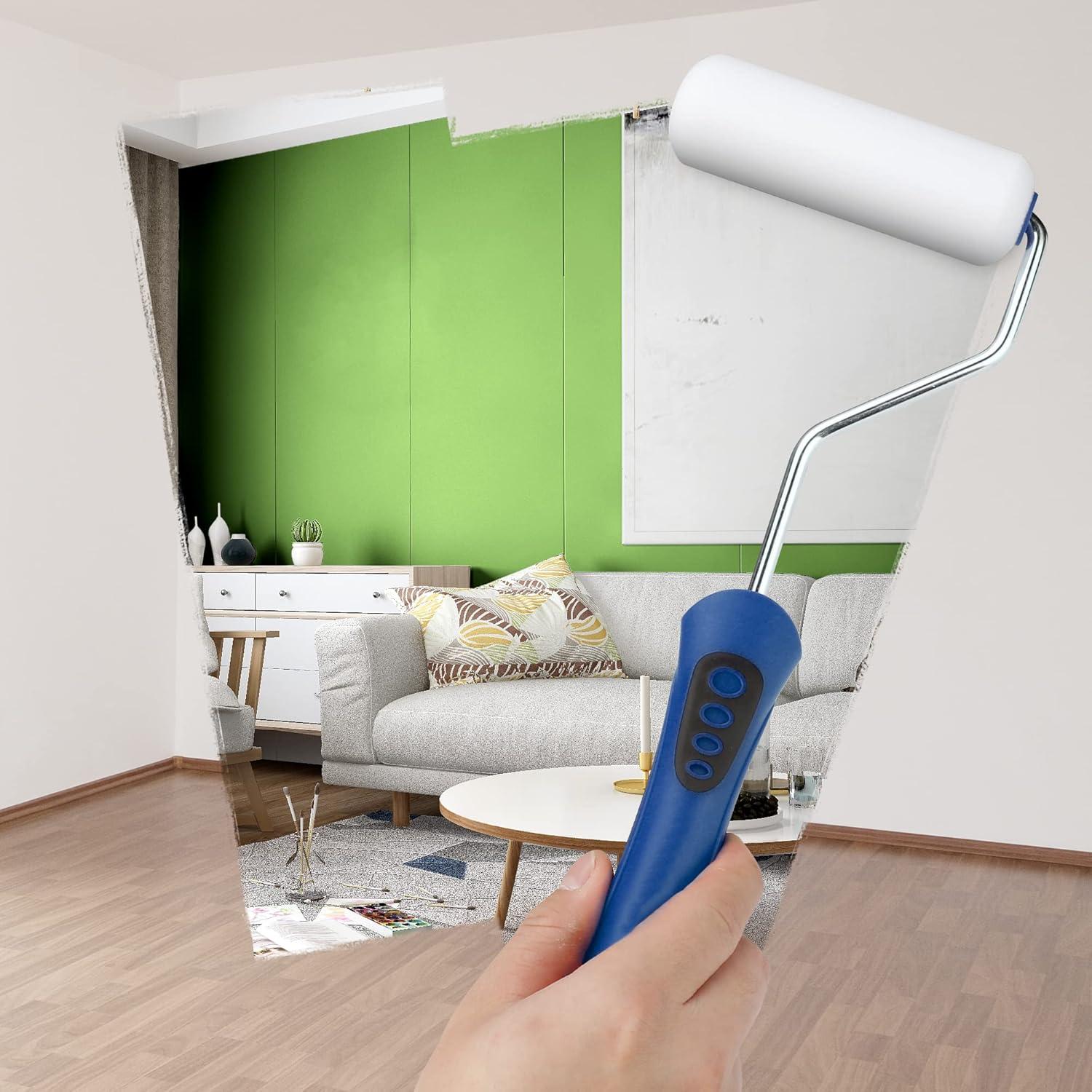 WORKPRO Kit de 12 Rodillos de Pintura de Espuma 10.16 cm