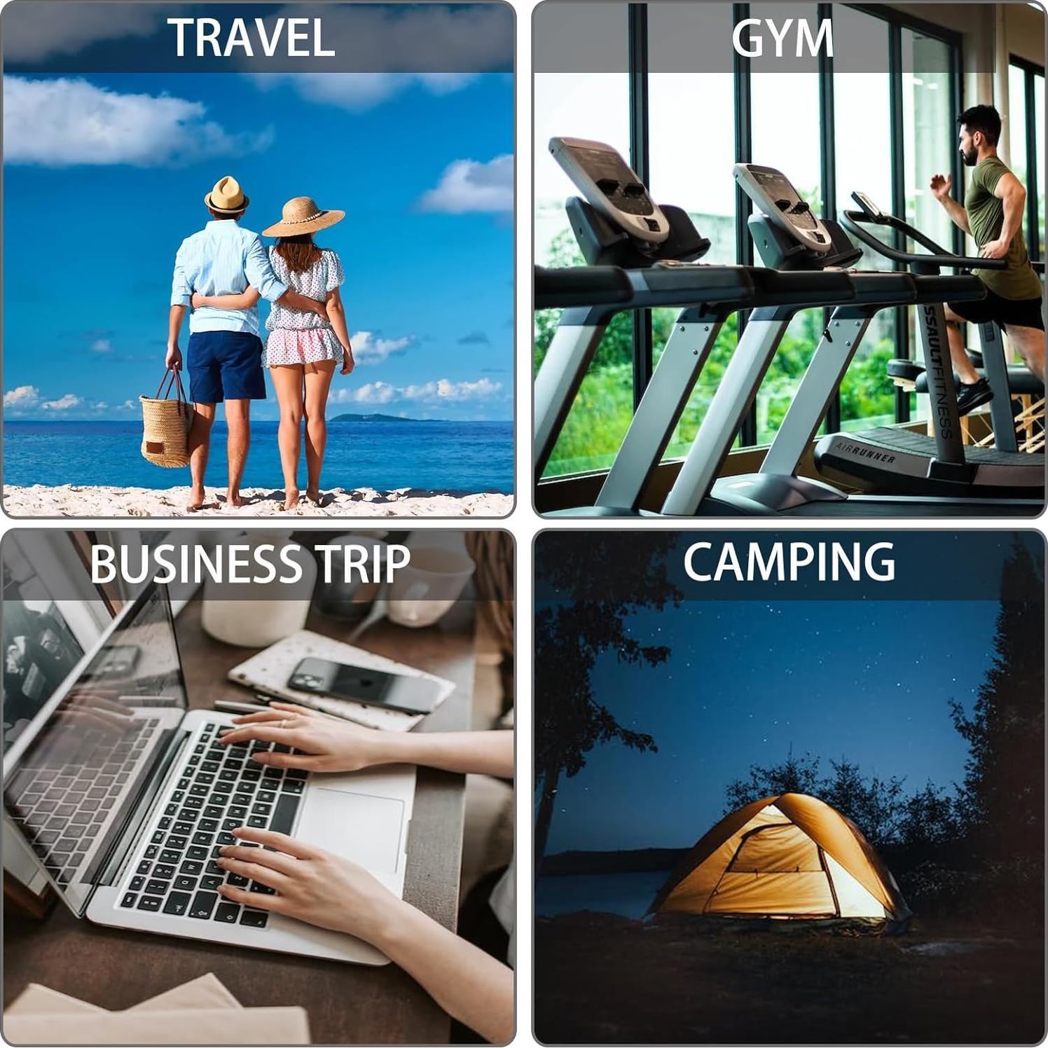 Paquete de 5 Botellas de Viaje DNSEN 100 ml Aprobadas por TSA