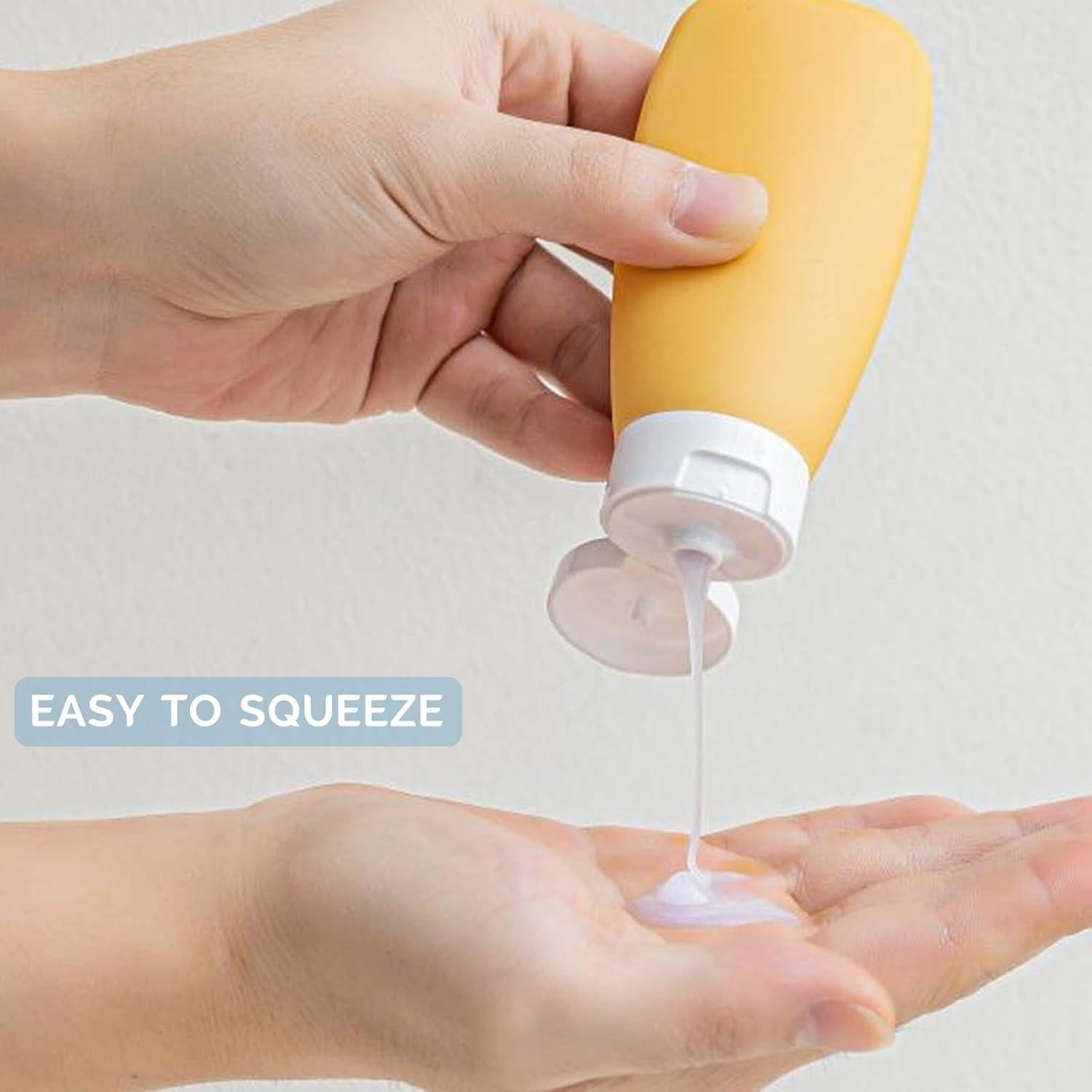 Juego de 20 Botellas de Viaje Dewsensi Aprobadas por TSA