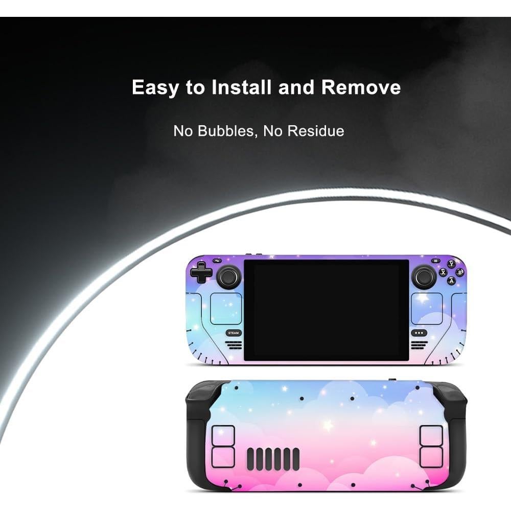 Calcomanía Skin Wrap para Steam Deck SYGTOYUE + Protector HD