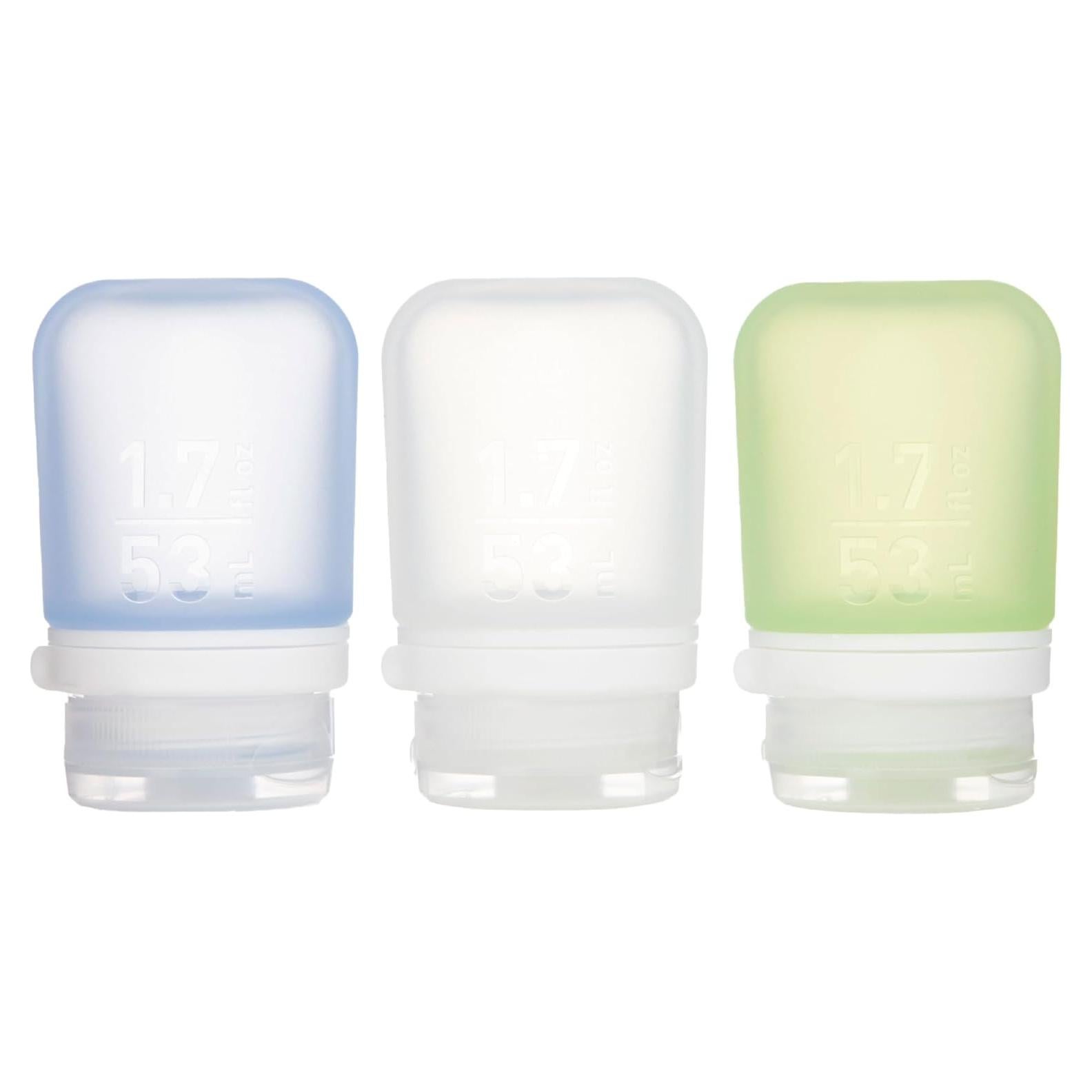 Botella de Viaje Silicona Refillable humangear GoToob+ 53ml 3-Pack