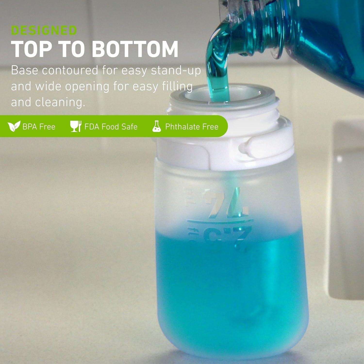 Botella de Viaje Silicona Refillable humangear GoToob+ 53ml 3-Pack