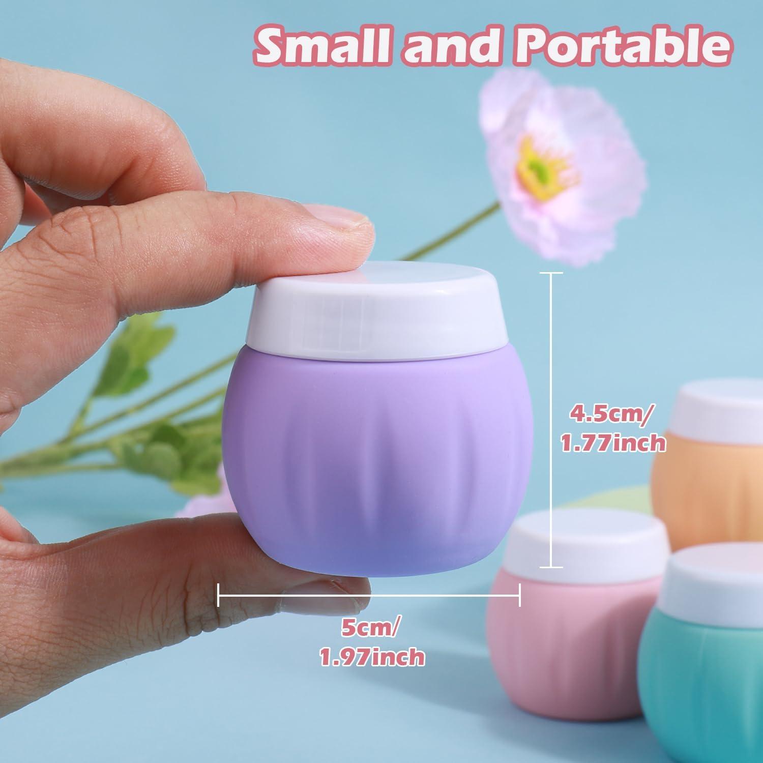 Contenedores de Viaje GLAMFIELDS 50ml Silicona Aprobados TSA